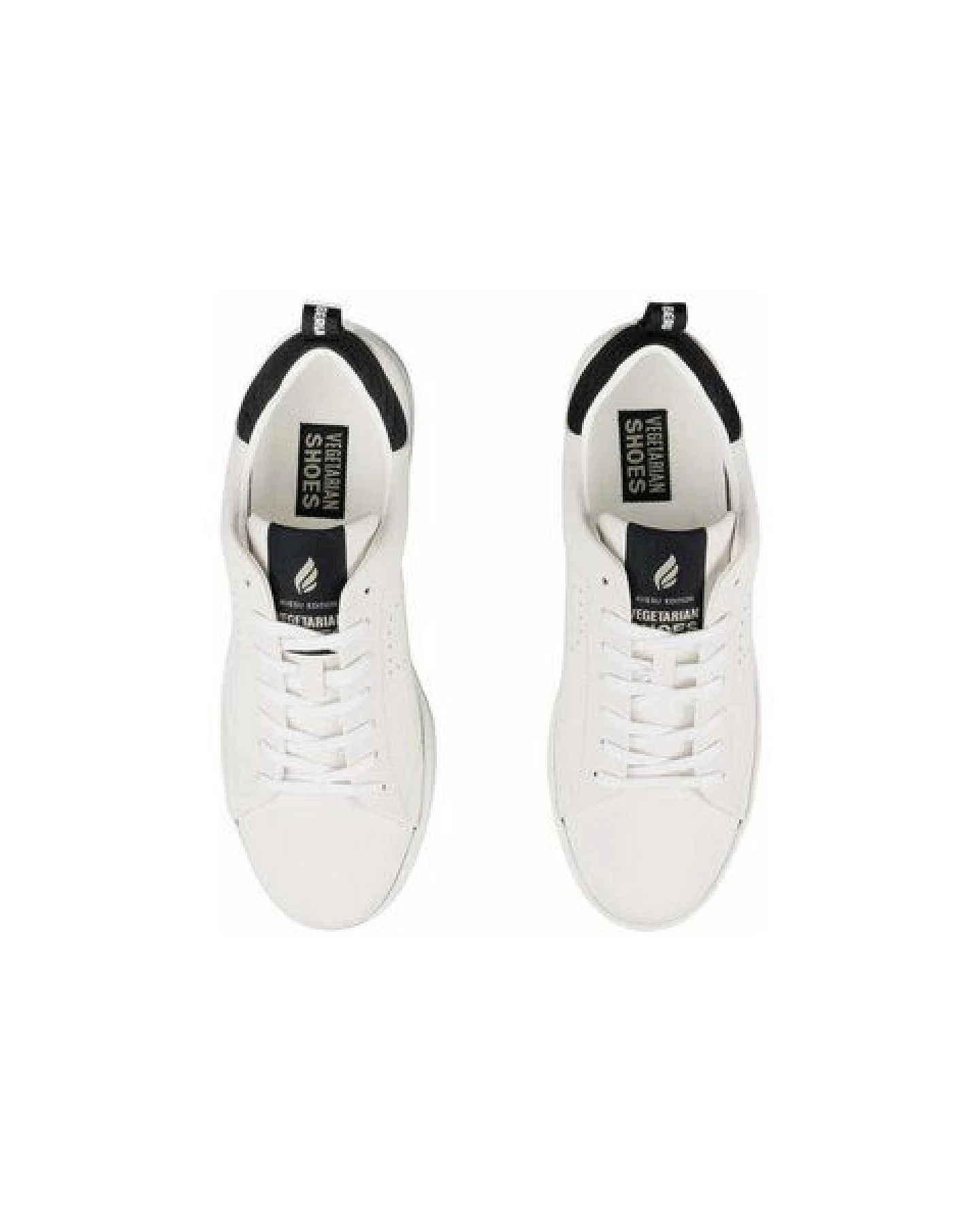 Vegetarian Shoes Veganer Sneaker - Berlin Sneaker II White/Black – Ansicht 4