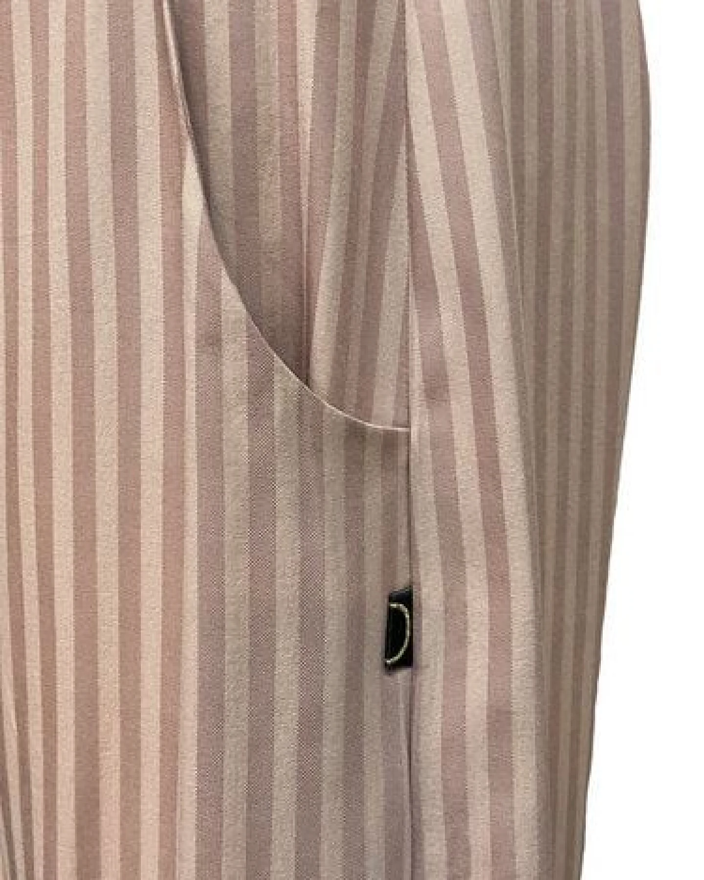 Golden Circle Clothing Gestreifte weite Hose mit Gummibund aus Lyocell – Ansicht 4