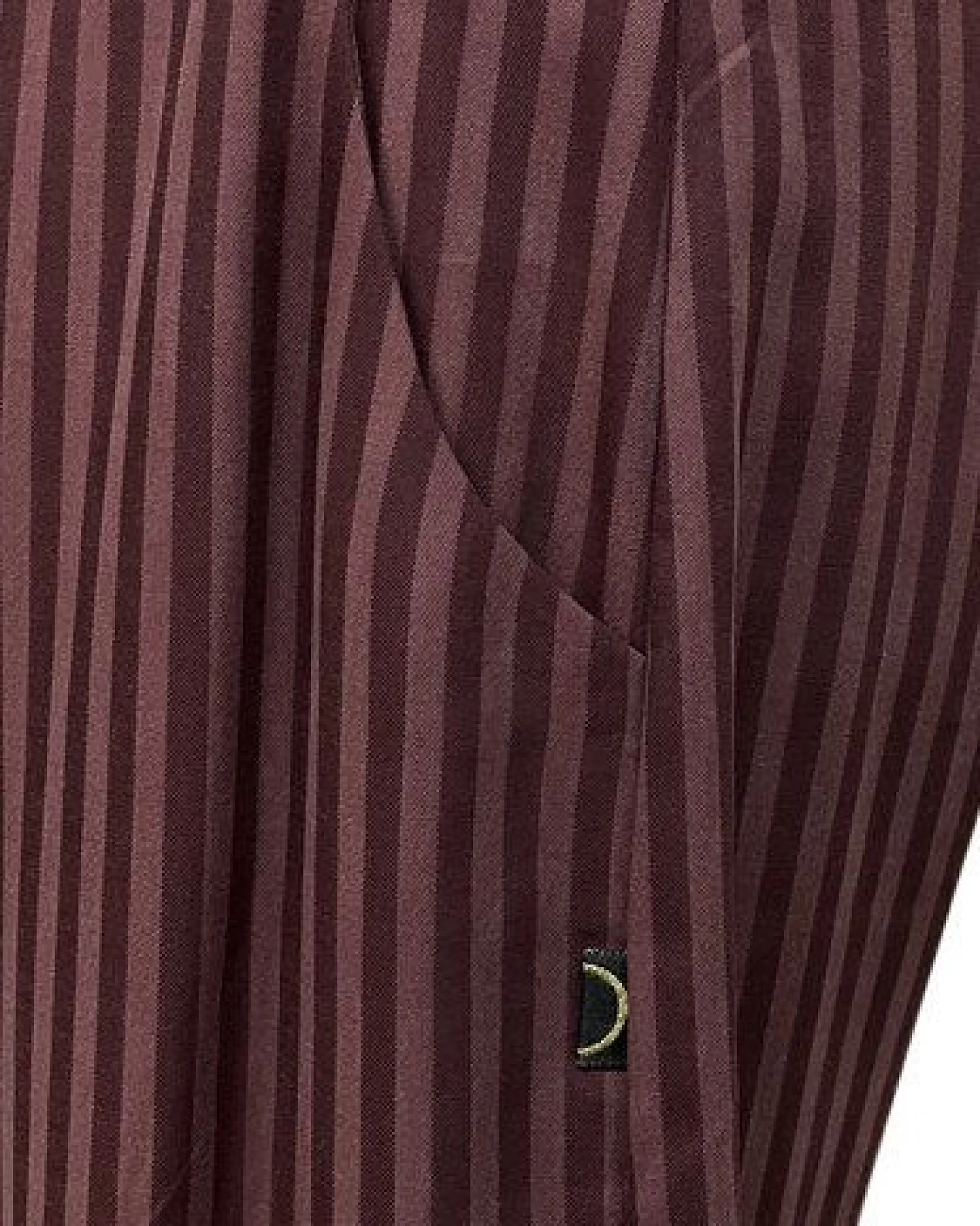 Golden Circle Clothing Gestreifte weite Hose mit Gummibund aus Lyocell – Ansicht 4