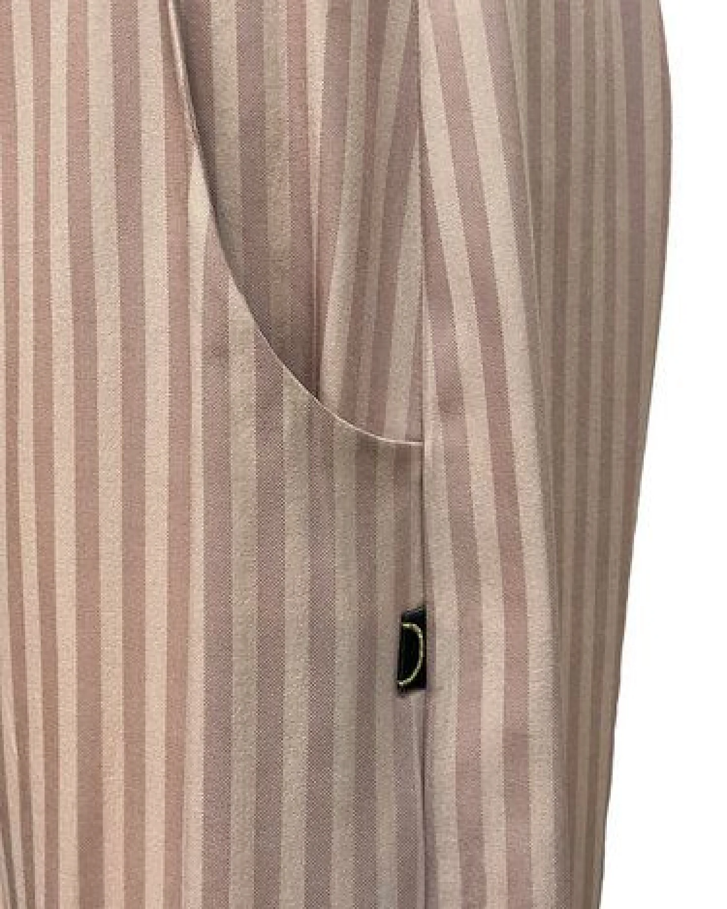 Golden Circle Clothing Gestreifte weite Hose mit Gummibund aus Lyocell – Ansicht 4