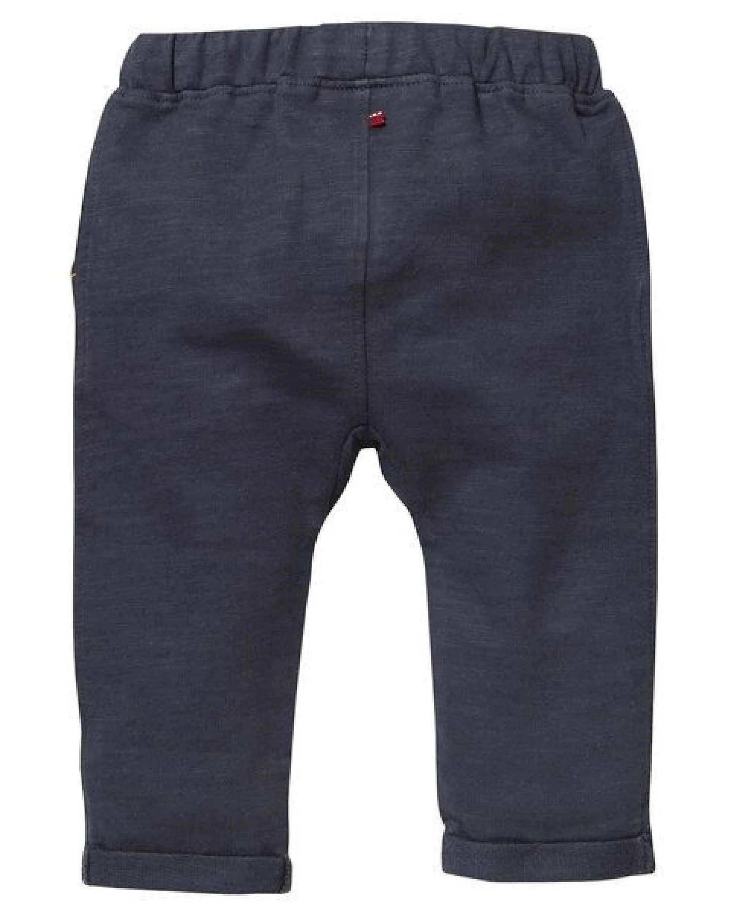 People Wear Organic Sweathose mit angedeutem Knopfverschluss, dunkelblau, aus Bio-Baumwolle – Ansicht 3