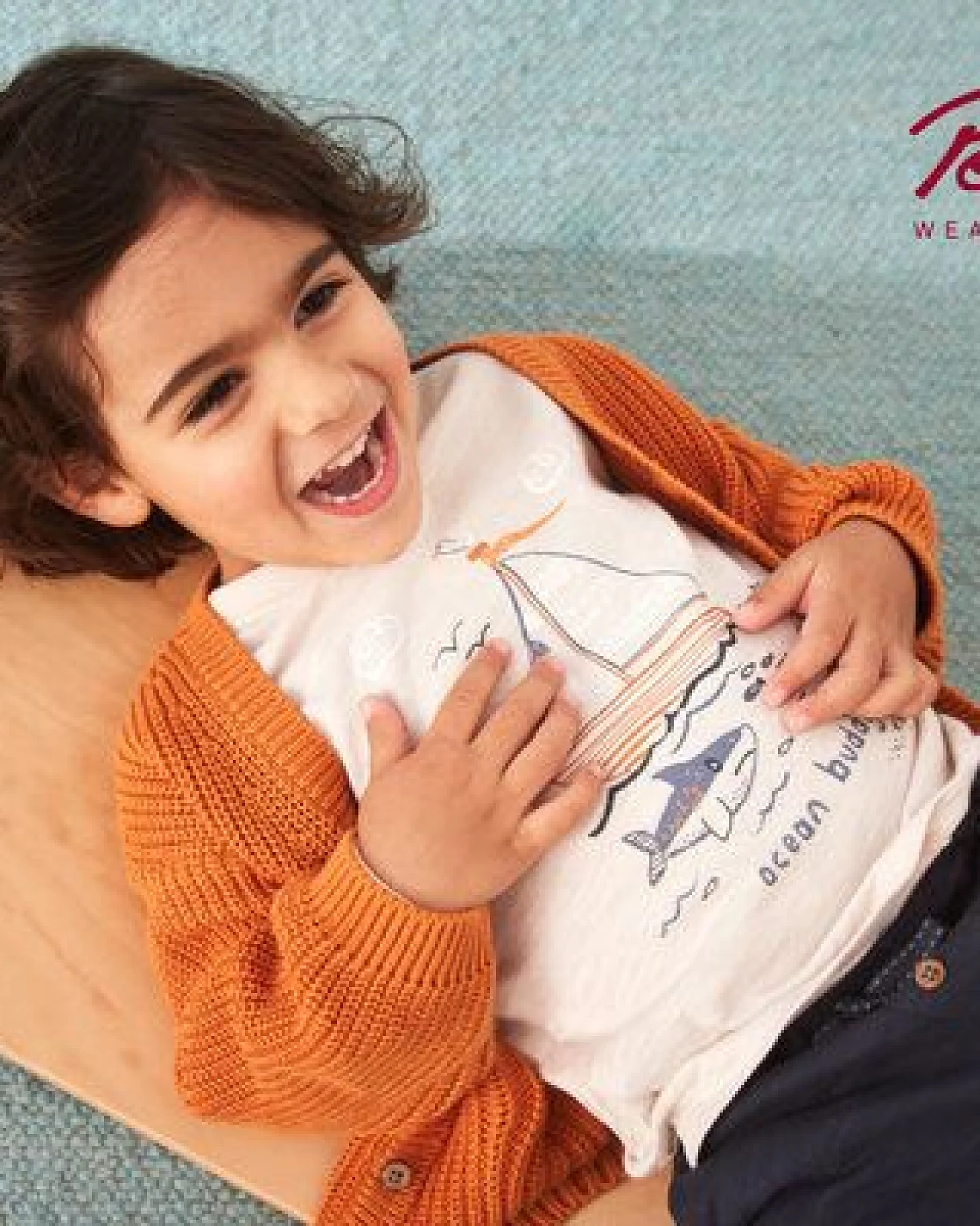 People Wear Organic Sweathose mit angedeutem Knopfverschluss, dunkelblau, aus Bio-Baumwolle – Ansicht 4