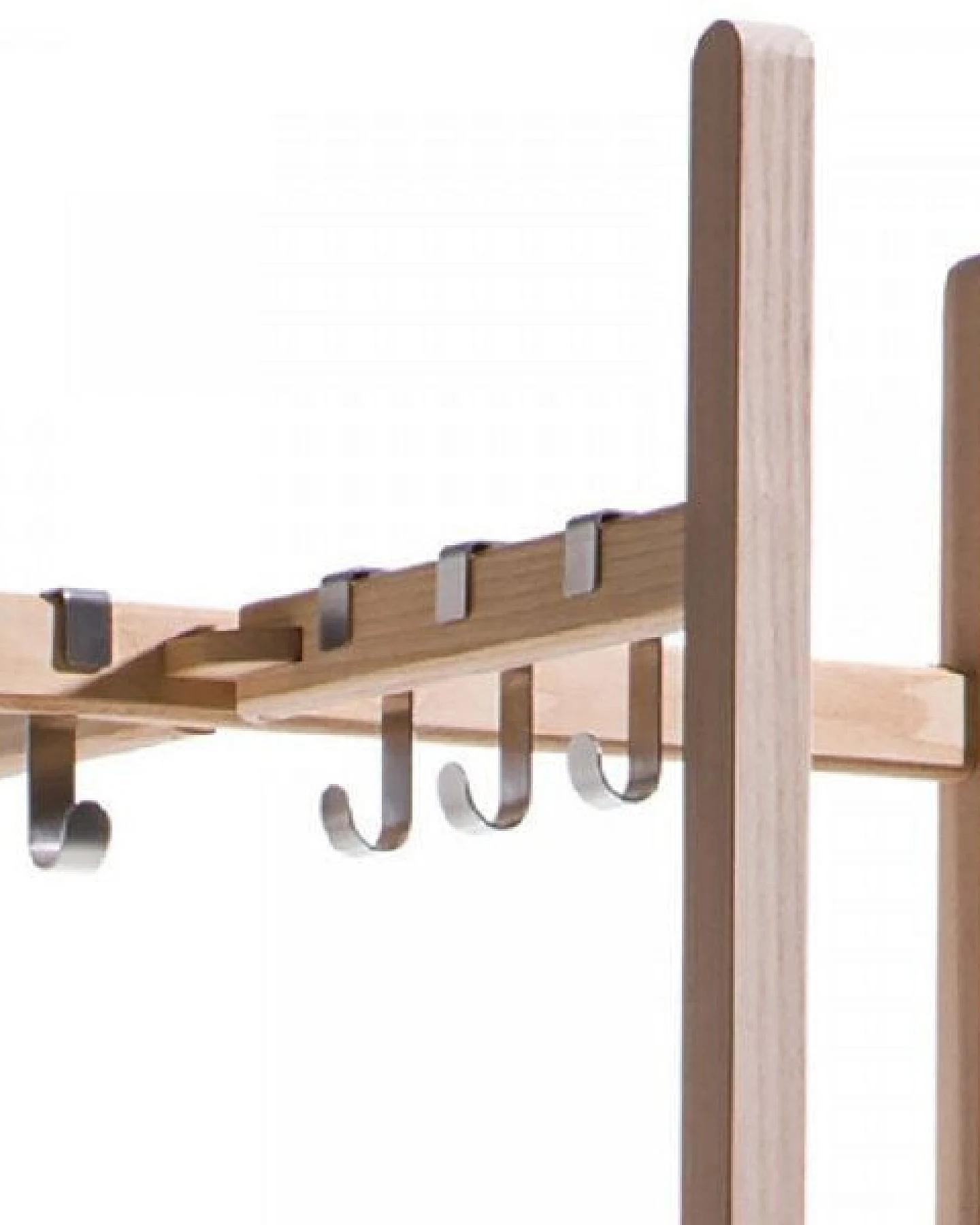 Haken 4er-Set für Garderobe New Hang On (side by side) – Ansicht 4