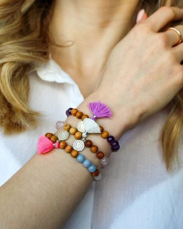 Divasya Mala Armband "Happy Yogini"