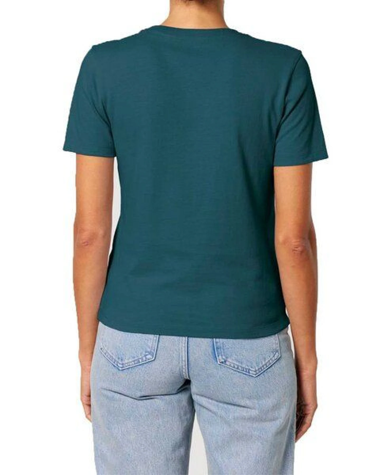 YTWOO Bio Damen T-Shirt, enganliegend aus Bio-Baumwolle – Ansicht 3