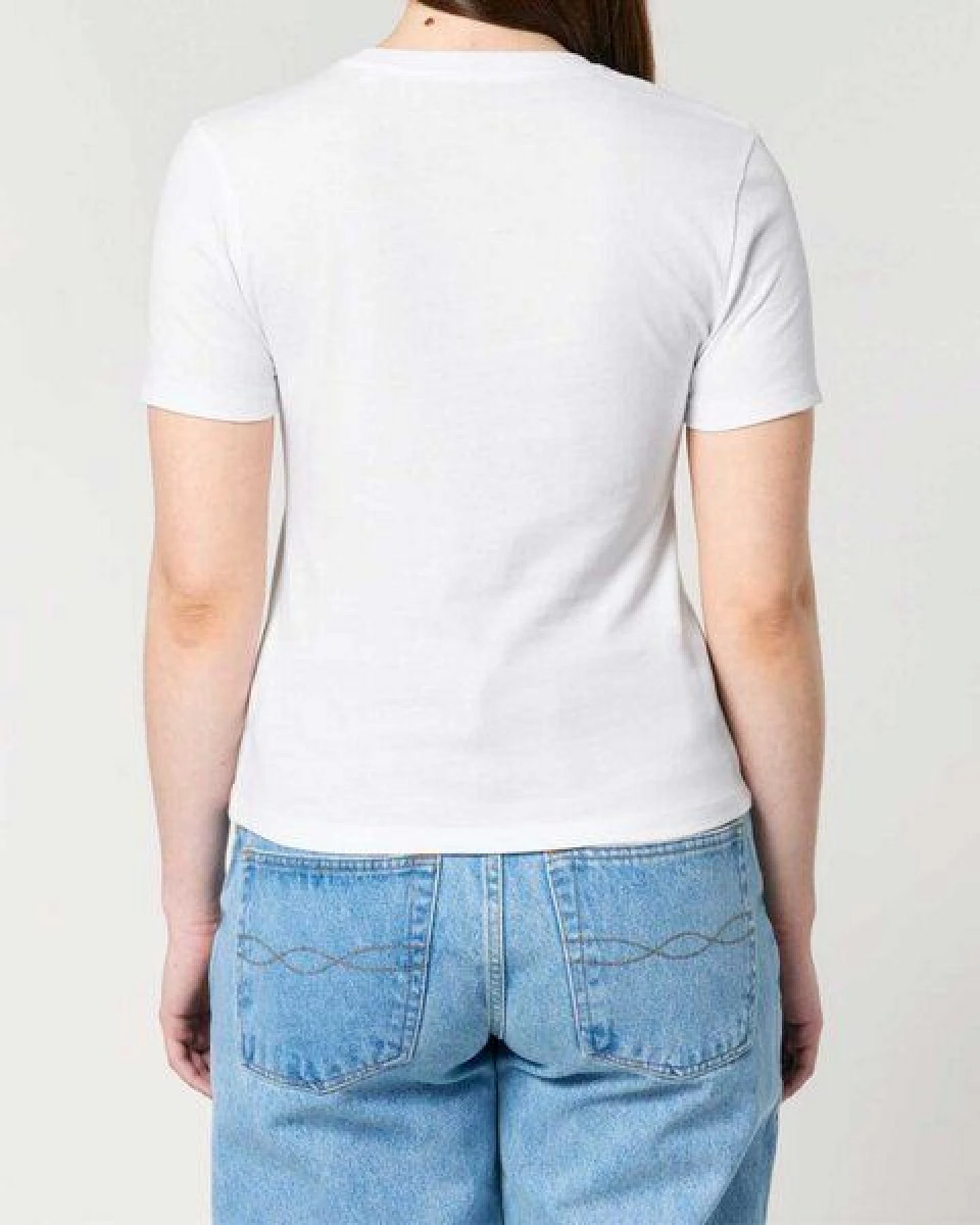 YTWOO Bio Damen T-Shirt, enganliegend aus Bio-Baumwolle – Ansicht 3