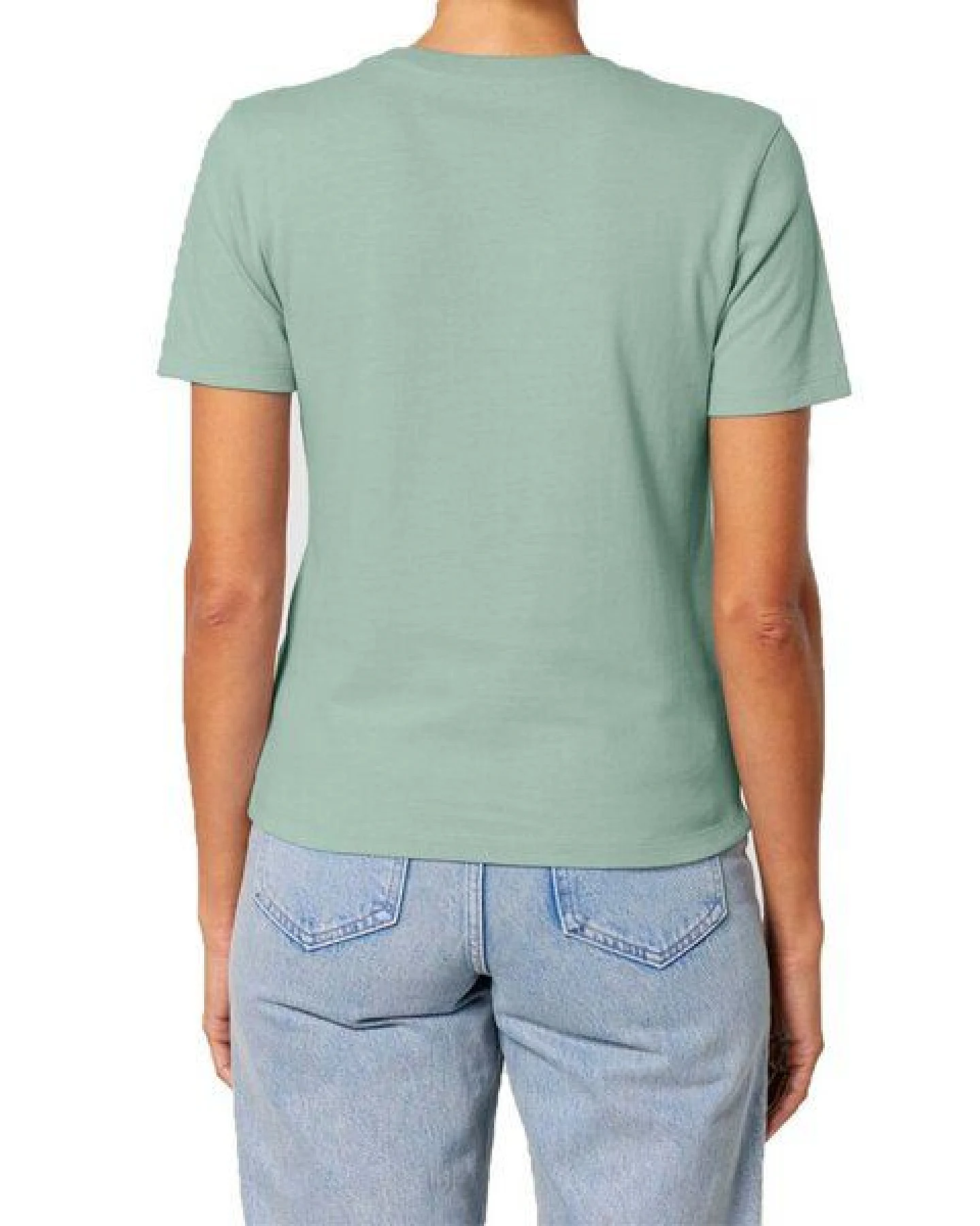 YTWOO Bio Damen T-Shirt, enganliegend aus Bio-Baumwolle – Ansicht 3