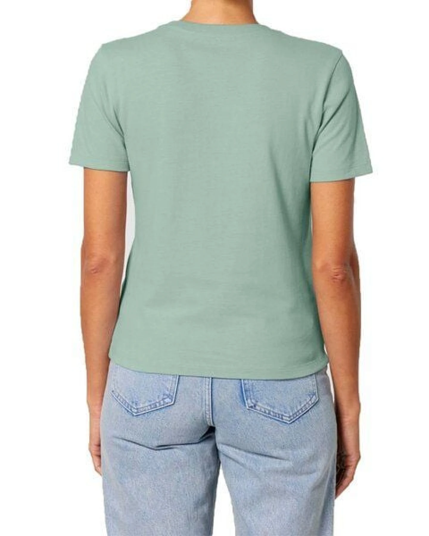 YTWOO Bio Damen T-Shirt, enganliegend aus Bio-Baumwolle – Ansicht 3