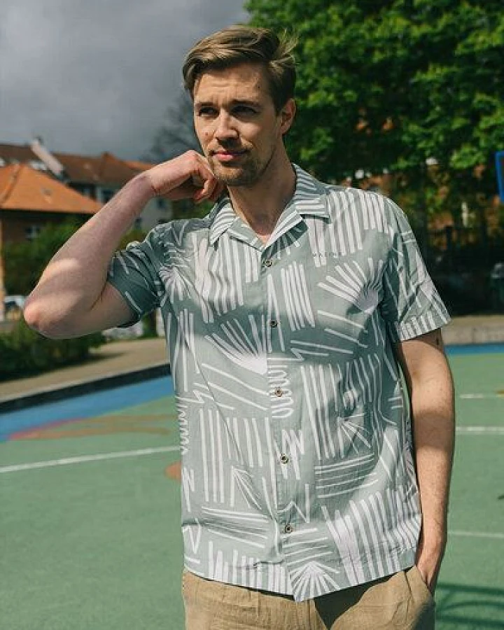 Mazine Lockeres Hemd - Honolulu Shirt - aus Biobaumwolle