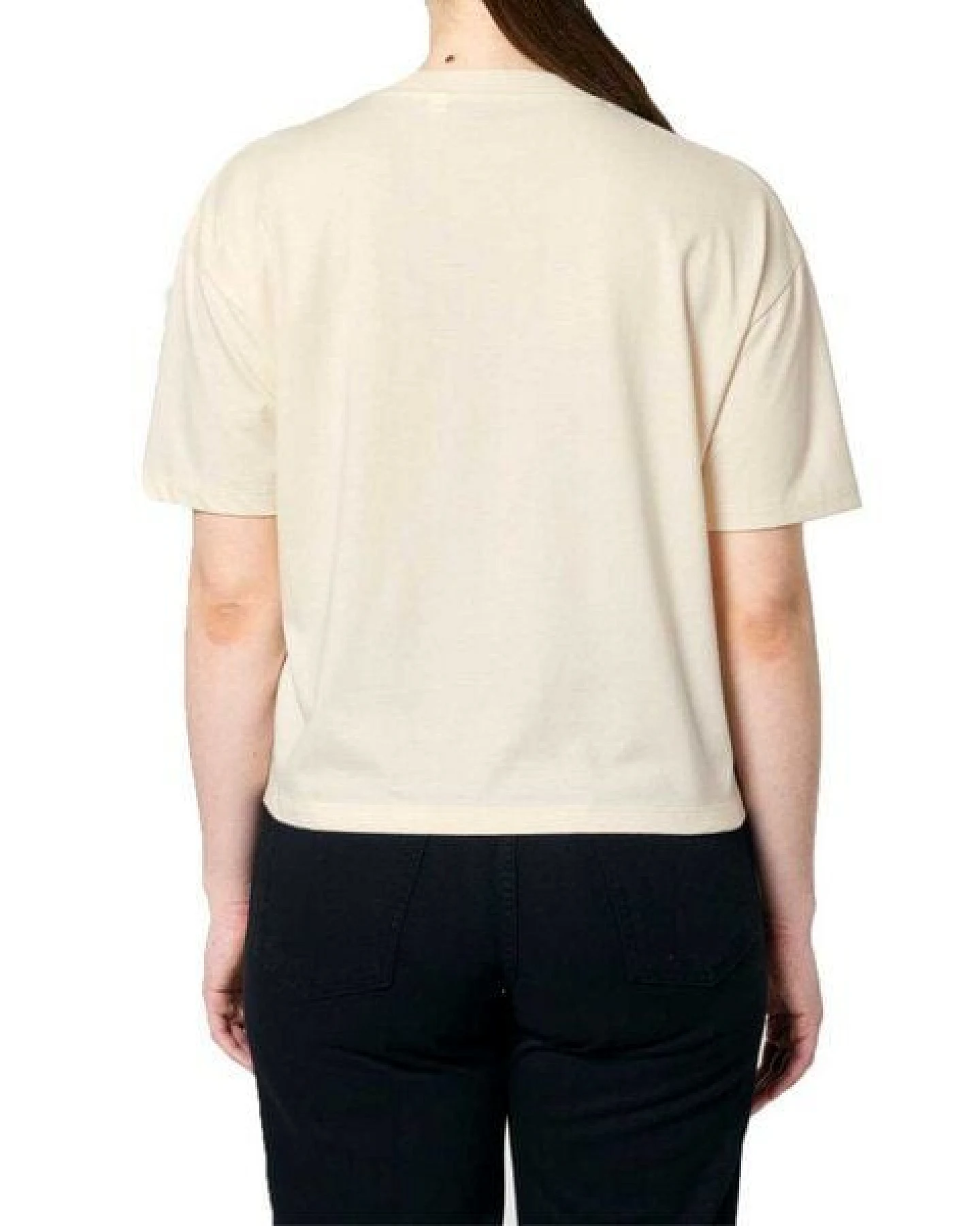 YTWOO Damen Boxy T-Shirt aus Bio-Baumwolle – Ansicht 3