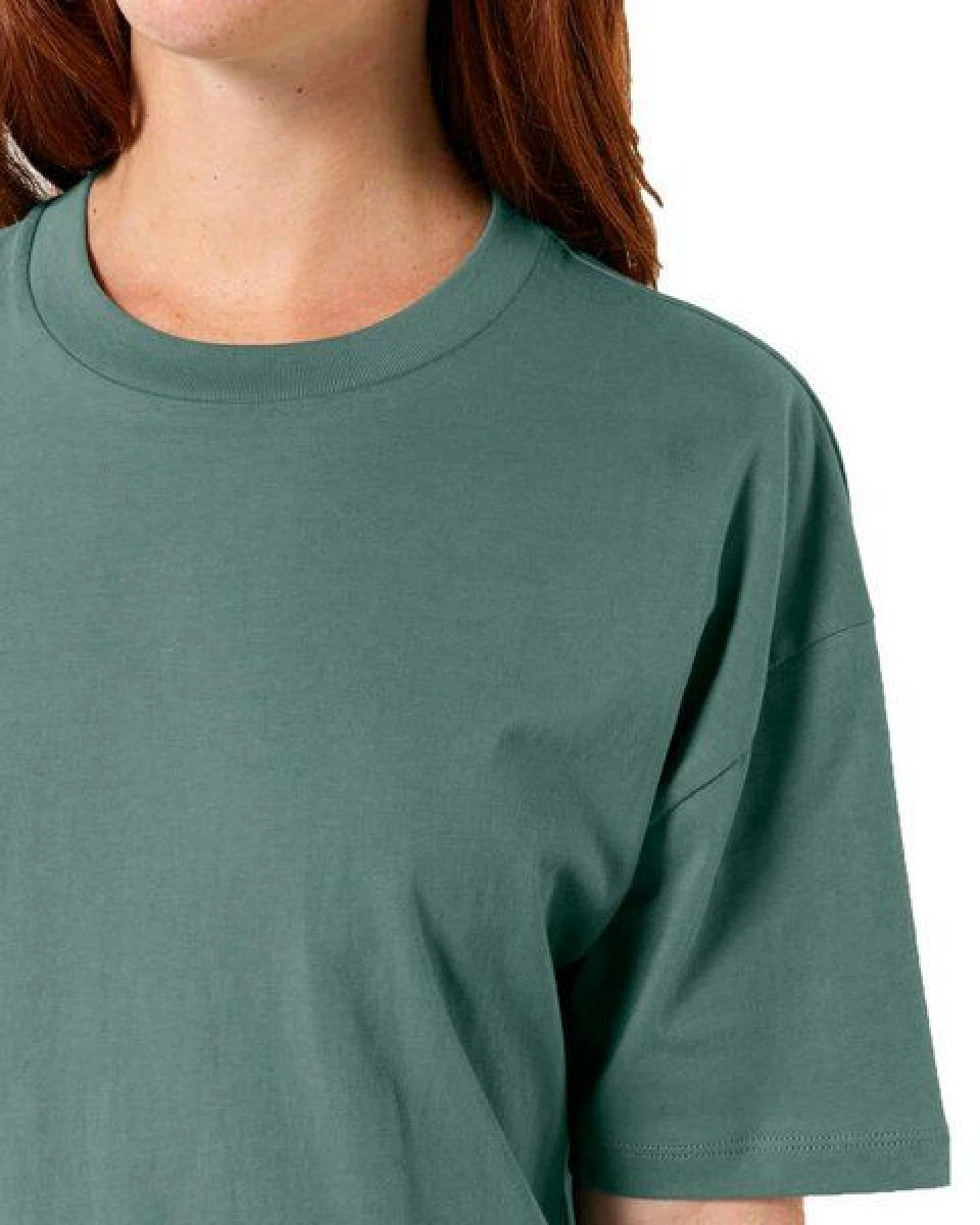 YTWOO Damen Boxy T-Shirt aus Bio-Baumwolle – Ansicht 2