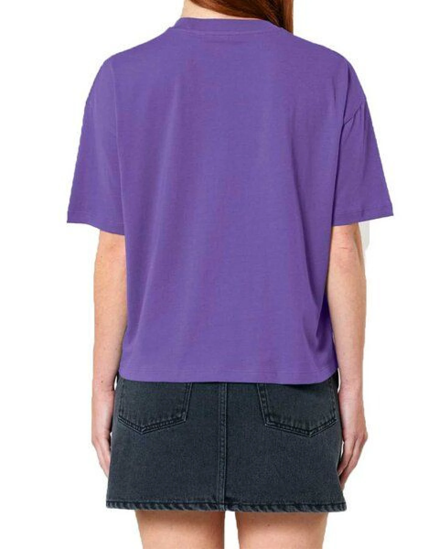 YTWOO Damen Boxy T-Shirt aus Bio-Baumwolle – Ansicht 3