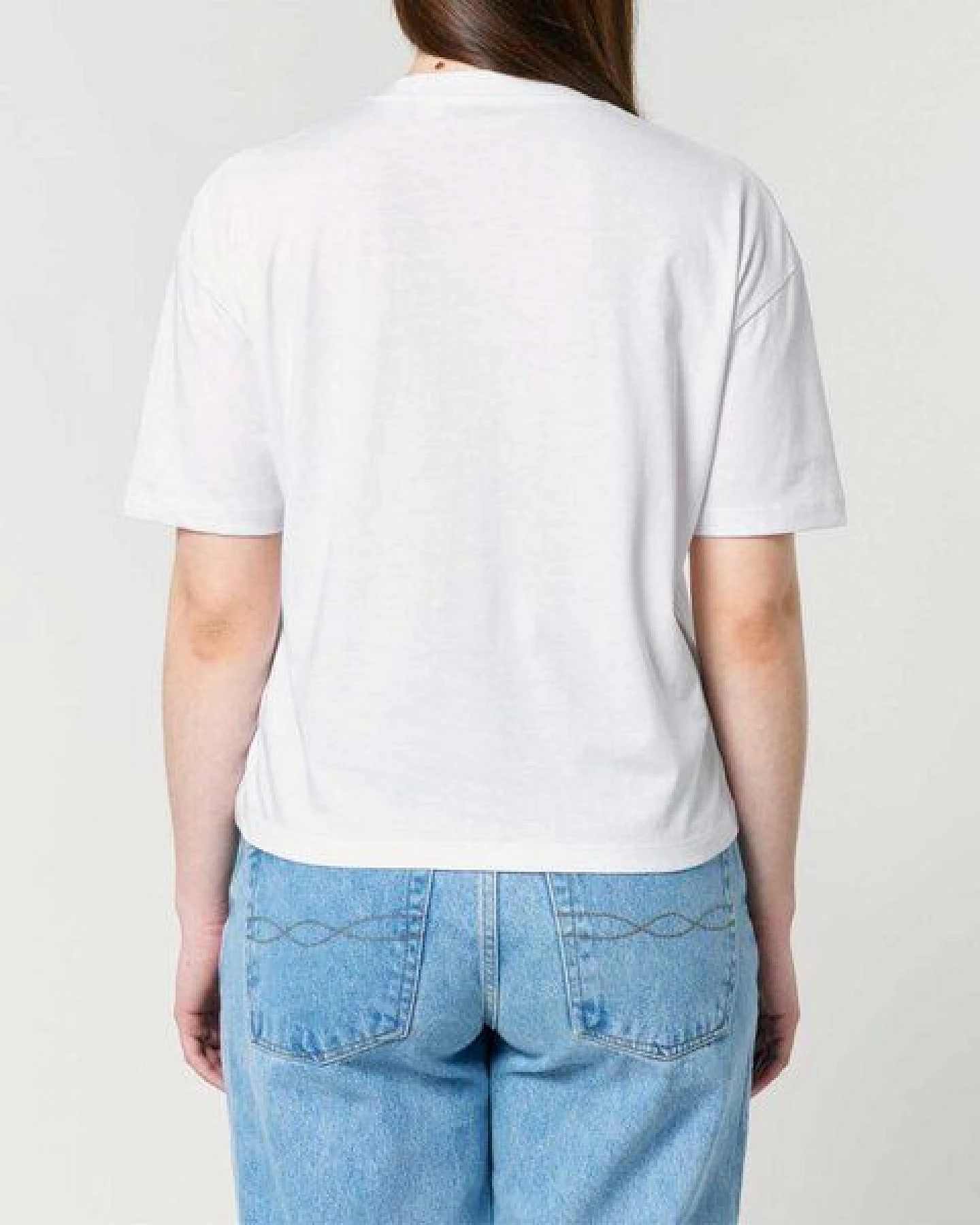 YTWOO Damen Boxy T-Shirt aus Bio-Baumwolle – Ansicht 2