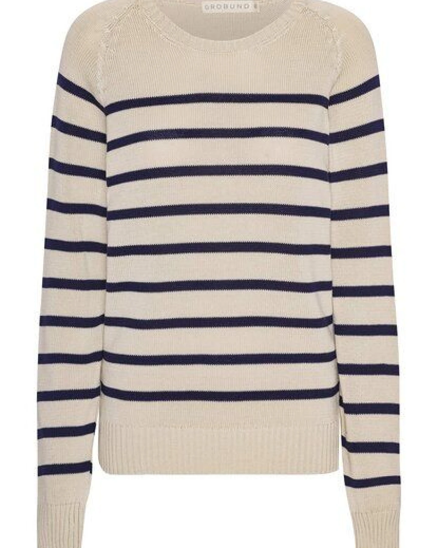 GROBUND Der Strickpullover Helga - GOTS zertifiziert aus 100% Bio-Baumwolle – Ansicht 2