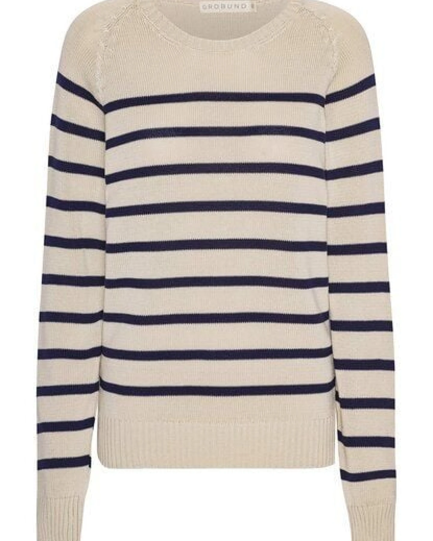 GROBUND Der Strickpullover Helga - GOTS zertifiziert aus 100% Bio-Baumwolle – Ansicht 2