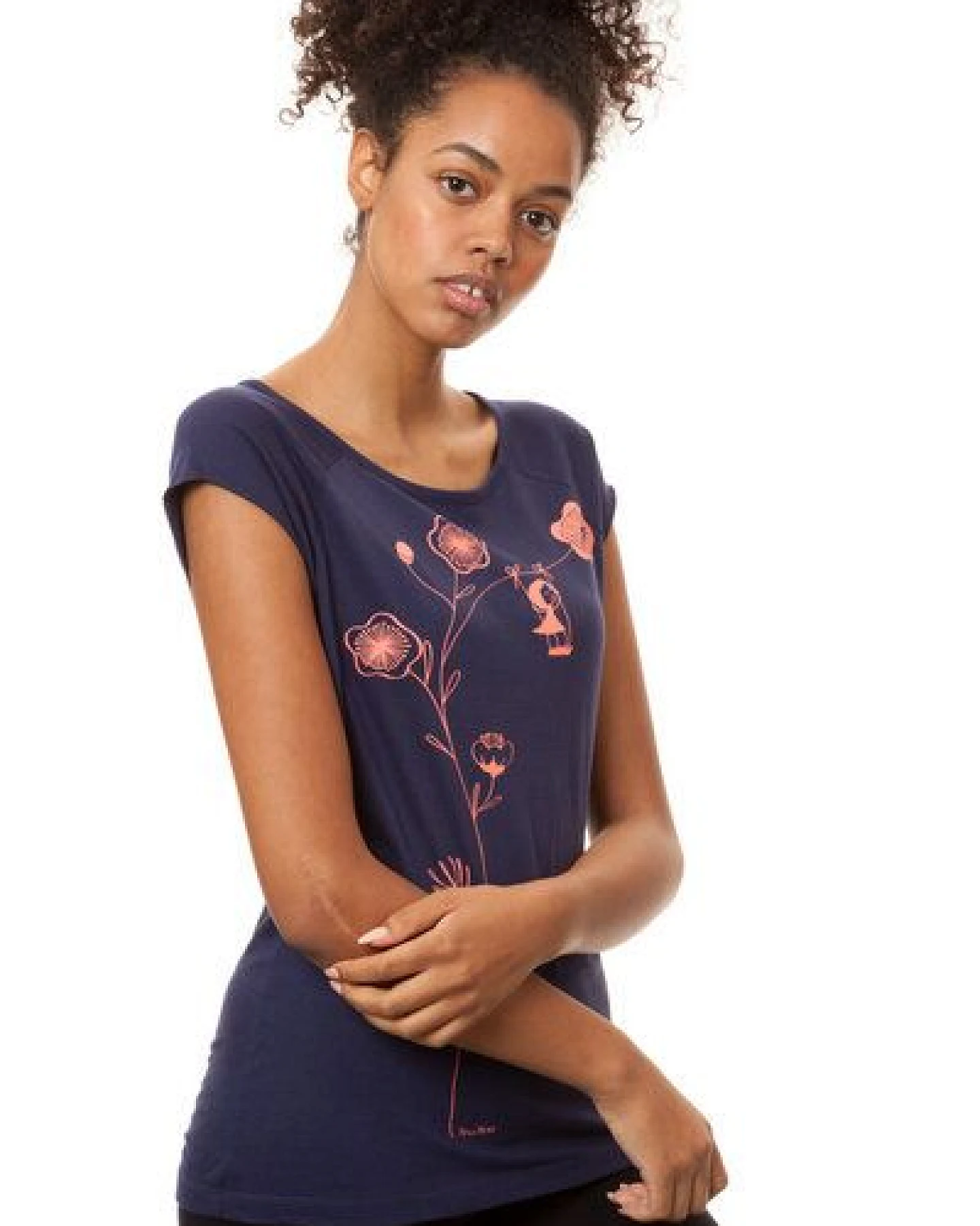 FellHerz Damen T-Shirt Schaukelmädchen Bio & Fair & Vegan – Ansicht 3