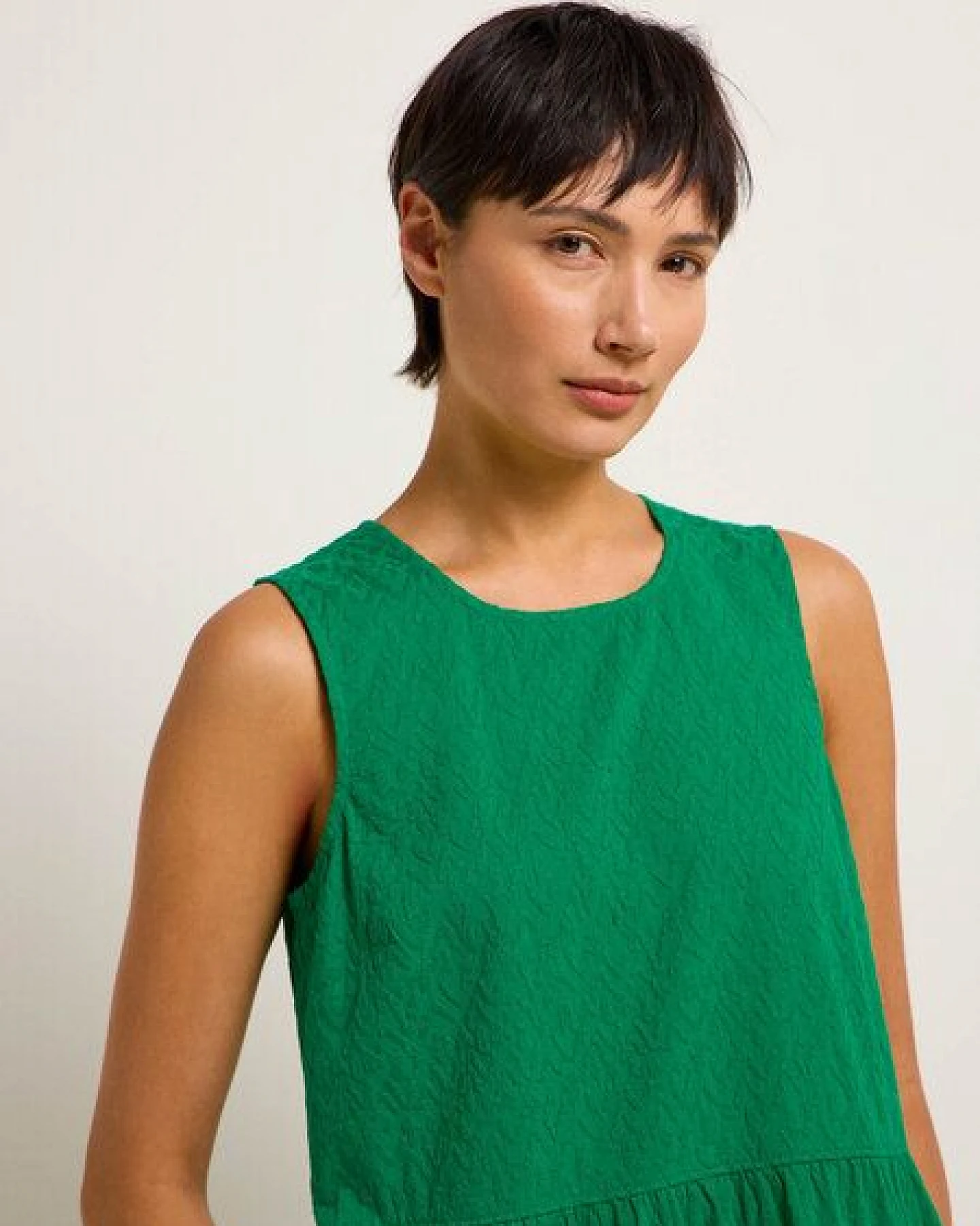 LANIUS Maxikleid mit Stickerei aus Bio-Baumwolle – Ansicht 3