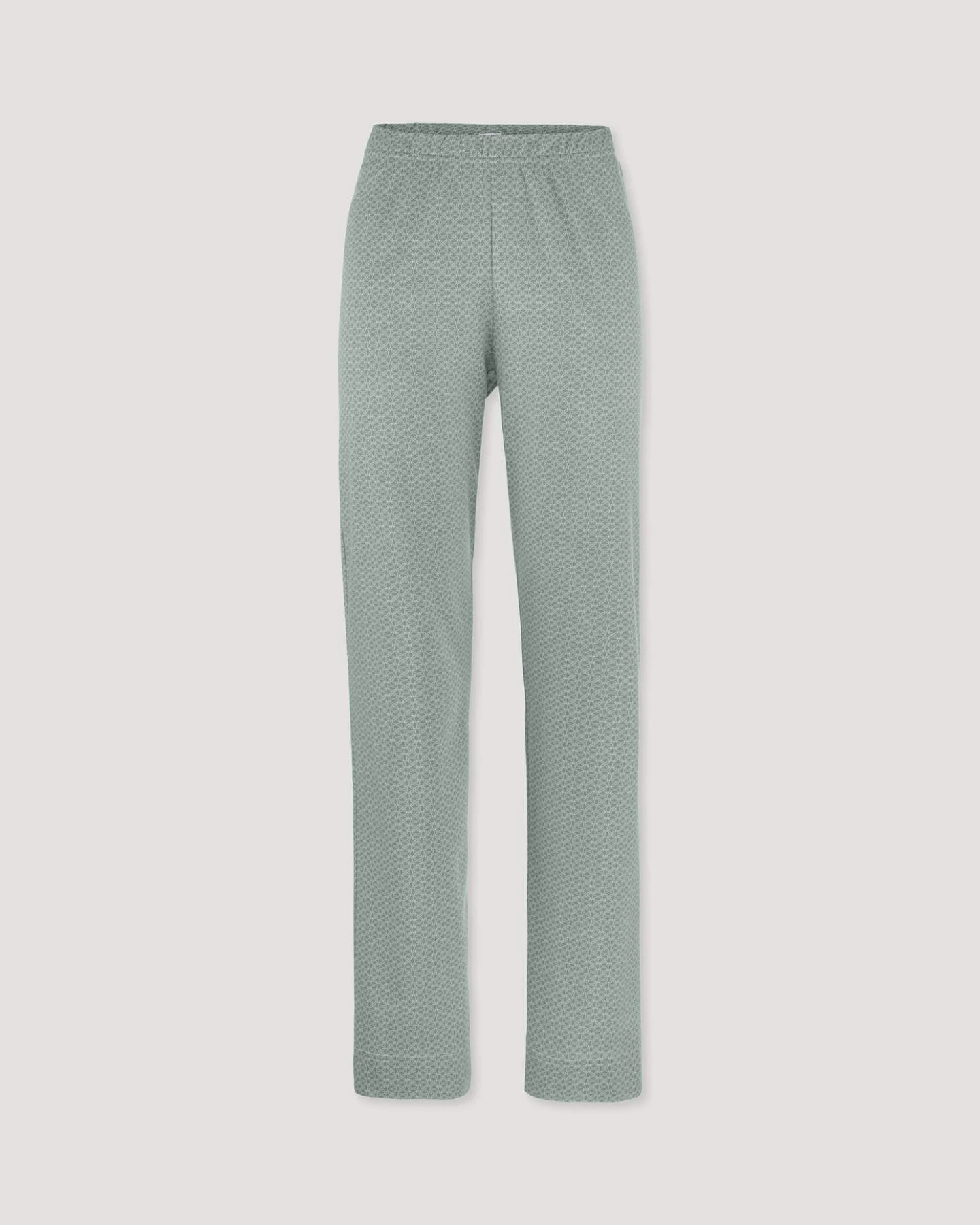 hessnatur Damen Schlafhose PURE COTTON aus Bio-Baumwolle - grün - Größe 34 – Ansicht 3