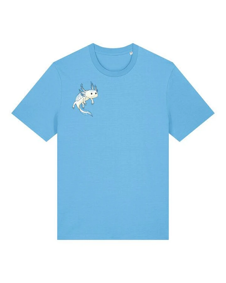 Spangeltangel T-Shirt bedruckt, Axolotl, nachhaltig, Tiere, Unisex, lustig, Biobaumwolle