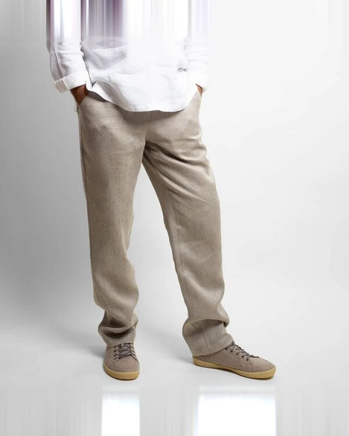 nahtur-design Leinenhose für Herren "denim"