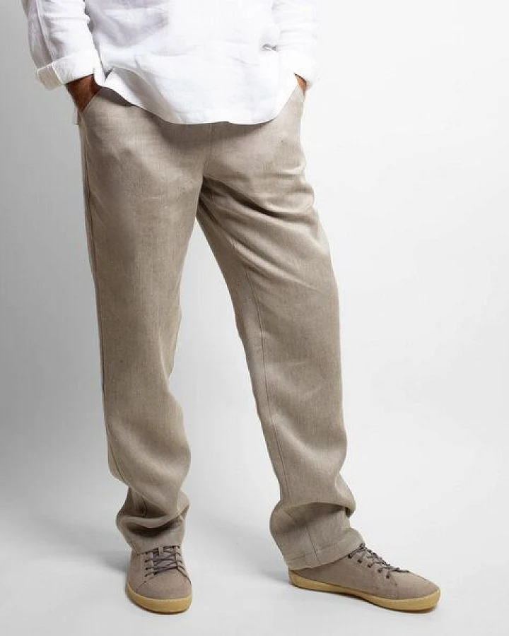 nahtur-design Leinenhose für Herren "denim"