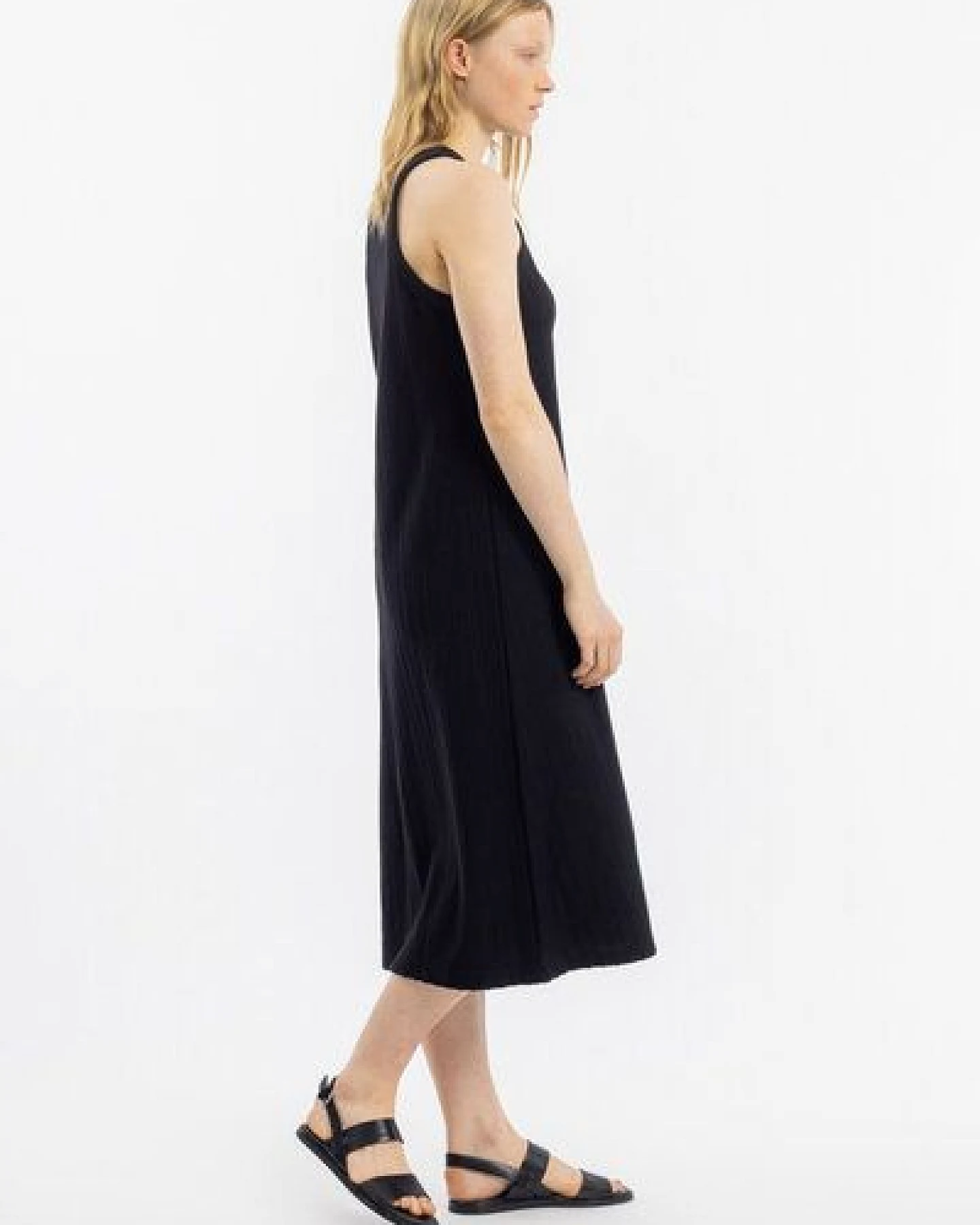 Rotholz Strick Kleid Bio Baumwolle – Ansicht 4