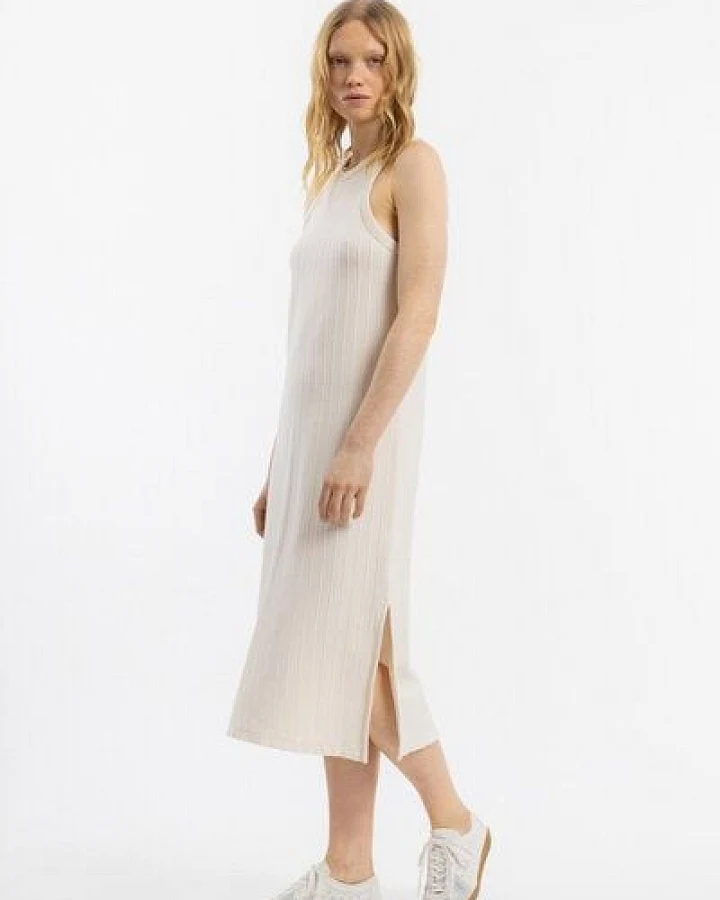 Rotholz Strick Kleid Bio Baumwolle