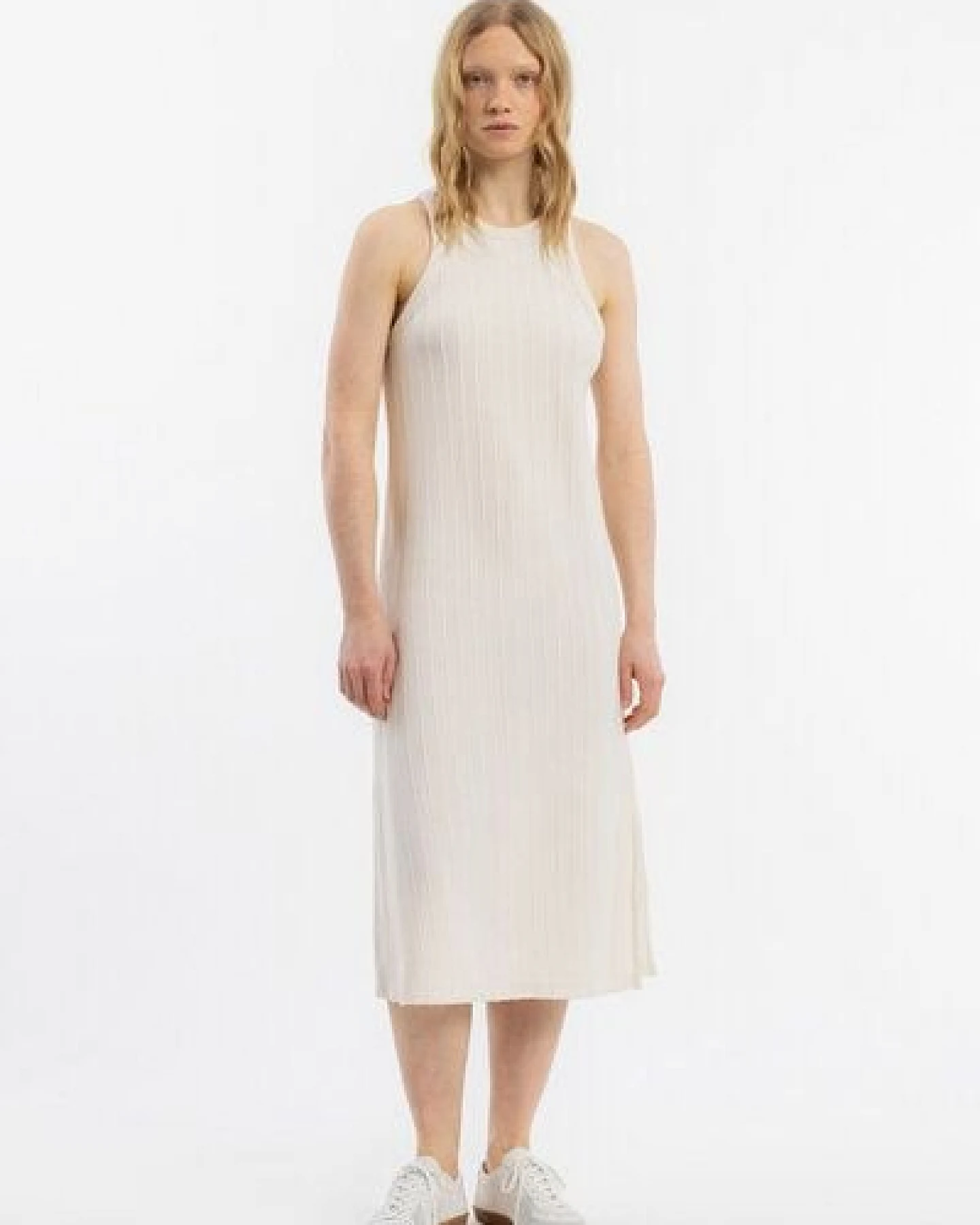 Rotholz Strick Kleid Bio Baumwolle – Ansicht 3