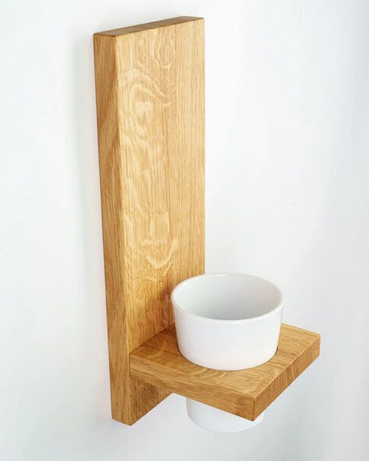 Woodkopf Toilettenbürstenhalter LARA aus Holz