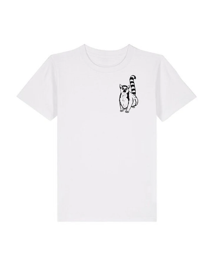 Spangeltangel Kinder-T-Shirt "Lemuren", Biobaumwolle, Affe, Kurzarm
