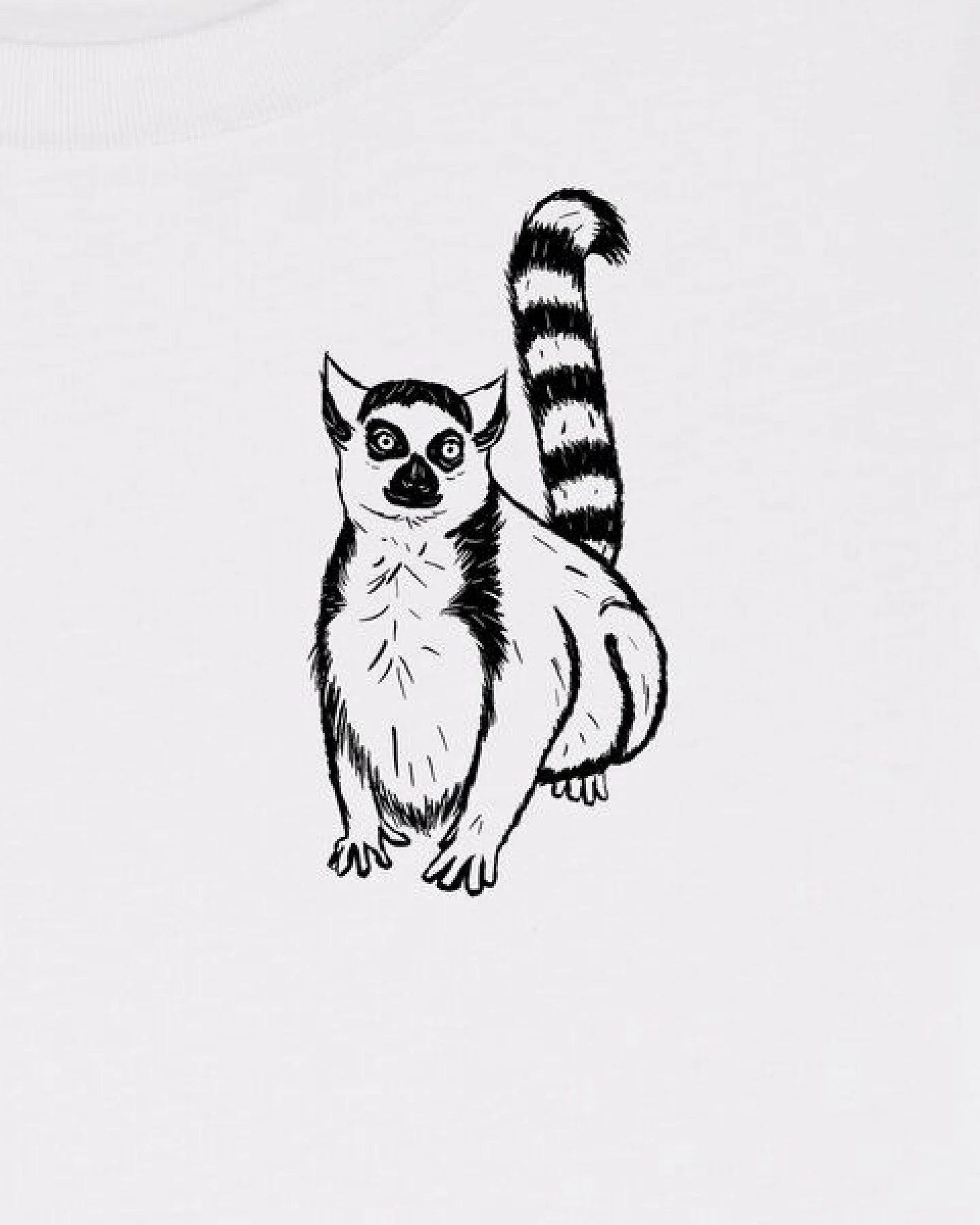 Spangeltangel Kinder-T-Shirt "Lemuren", Biobaumwolle, Affe, Kurzarm – Ansicht 3