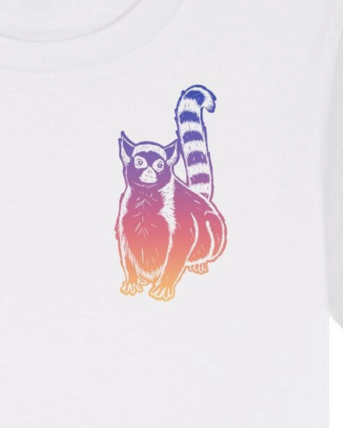Spangeltangel Kinder-T-Shirt "Lemuren", Biobaumwolle, Affe, Kurzarm – Ansicht 3
