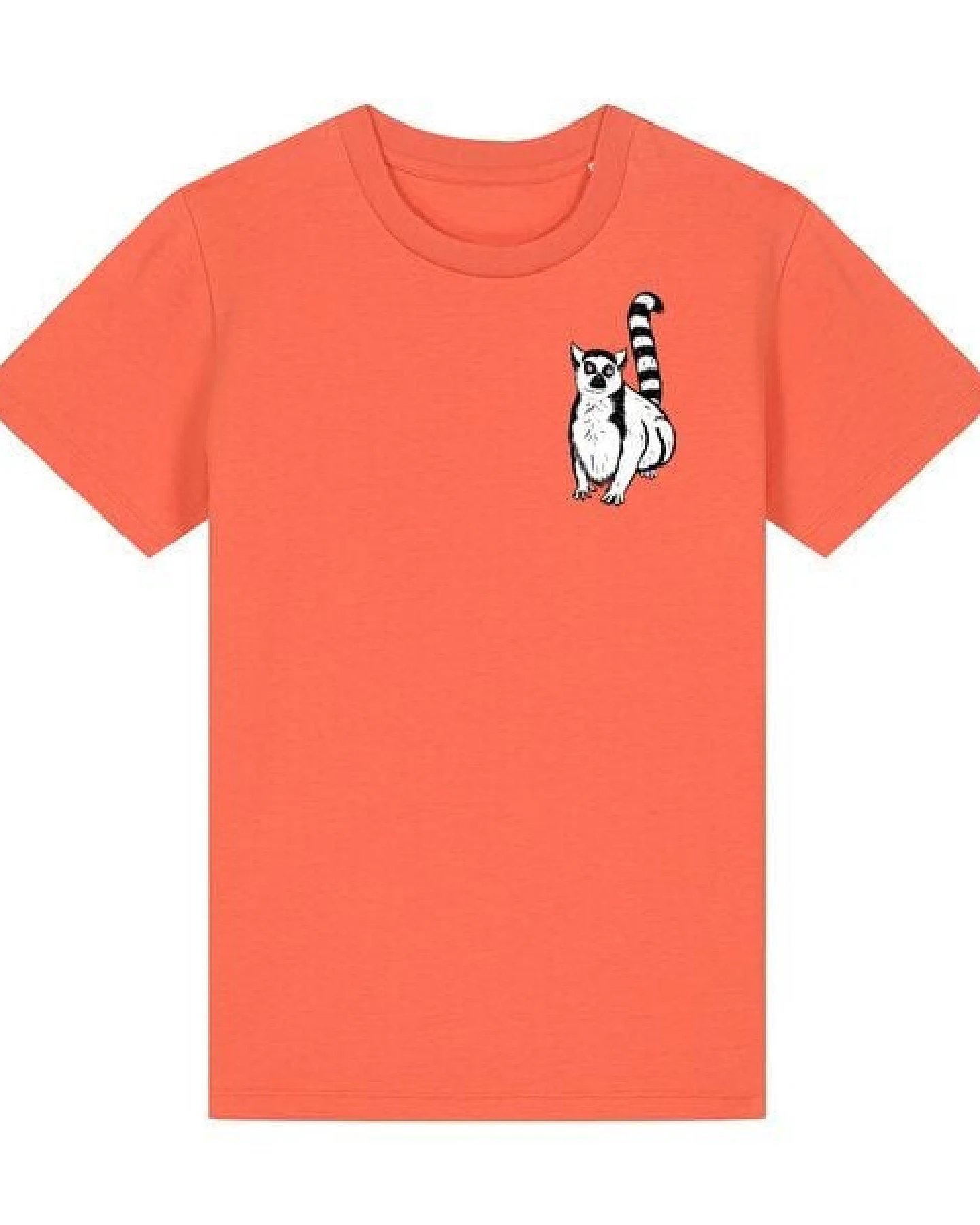Spangeltangel Kinder-T-Shirt "Lemuren", Biobaumwolle, Affe, Kurzarm – Ansicht 3
