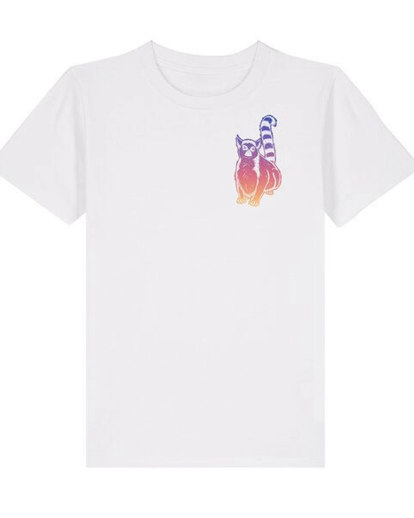 Spangeltangel Kinder-T-Shirt "Lemuren", Biobaumwolle, Affe, Kurzarm – Ansicht 3