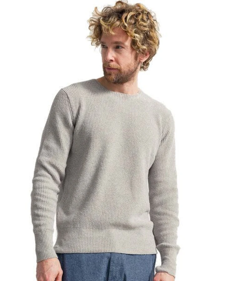Rifò - Circular Fashion Made in Italy Luca Pulllover aus recykelter und Bio-Baumwolle