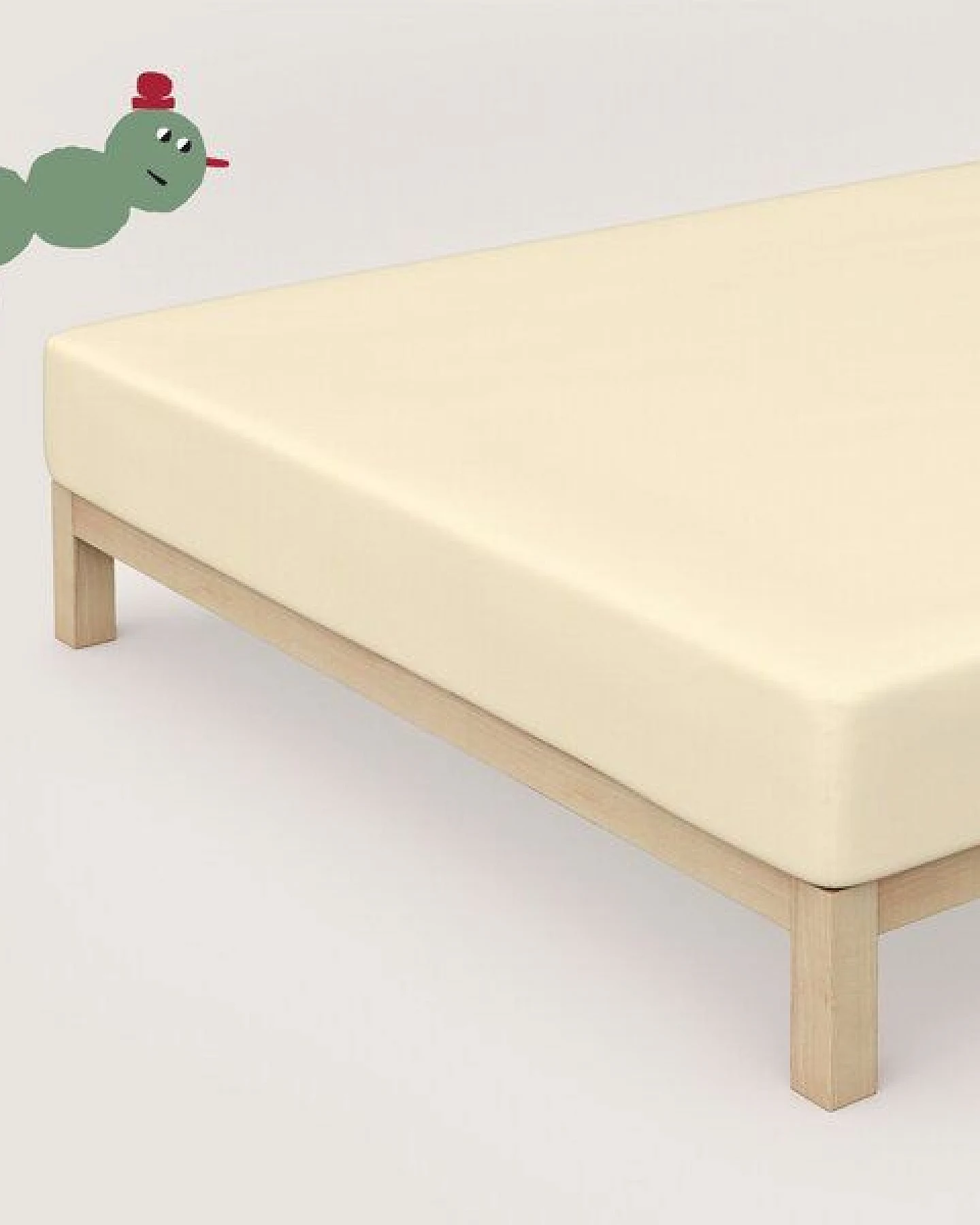 Schlafgut Kinderspannbettlaken Casual Mini - 100% Biobaumwolle - Matratzenhöhe bis 15cm – Ansicht 3
