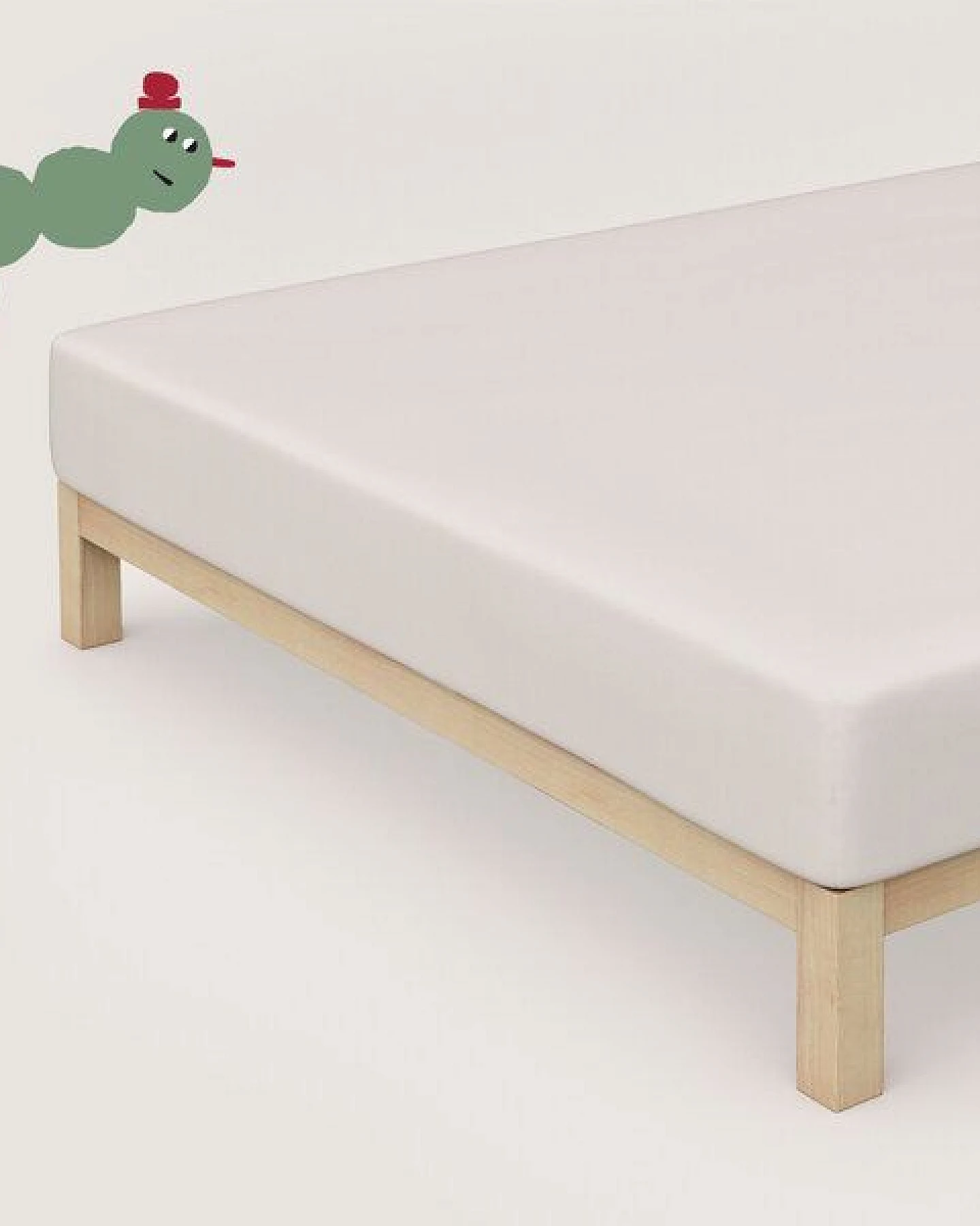 Schlafgut Kinderspannbettlaken Casual Mini - 100% Biobaumwolle - Matratzenhöhe bis 15cm – Ansicht 3