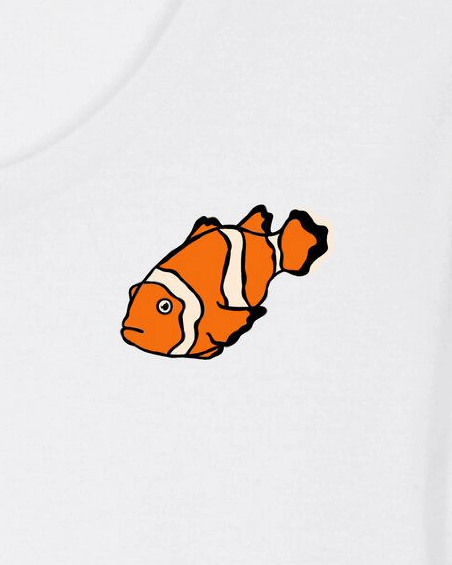 Spangeltangel T-Shirt bedruckt, "Clownfisch", nachhaltig, Biobaumwolle, Brustprint, Damen, Kurzarmshirt, Damenshirt, Frauen, bio – Ansicht 2