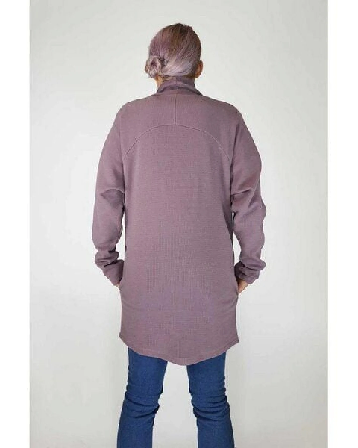 LUMEN organic Sweatmantel STRUKTUR – Ansicht 3