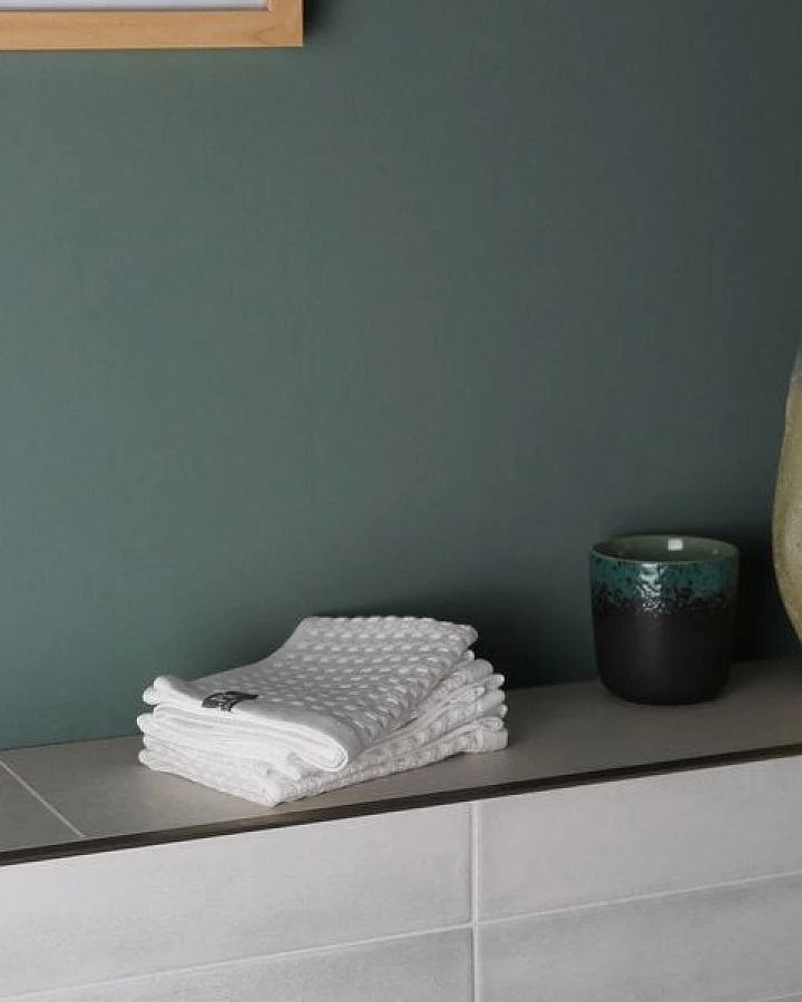AGA.PIE Waschlappen-Set aus Lyocell aus Bambuscellulose mit Bio-Baumwolle - 30x30 cm - 4 Stk.