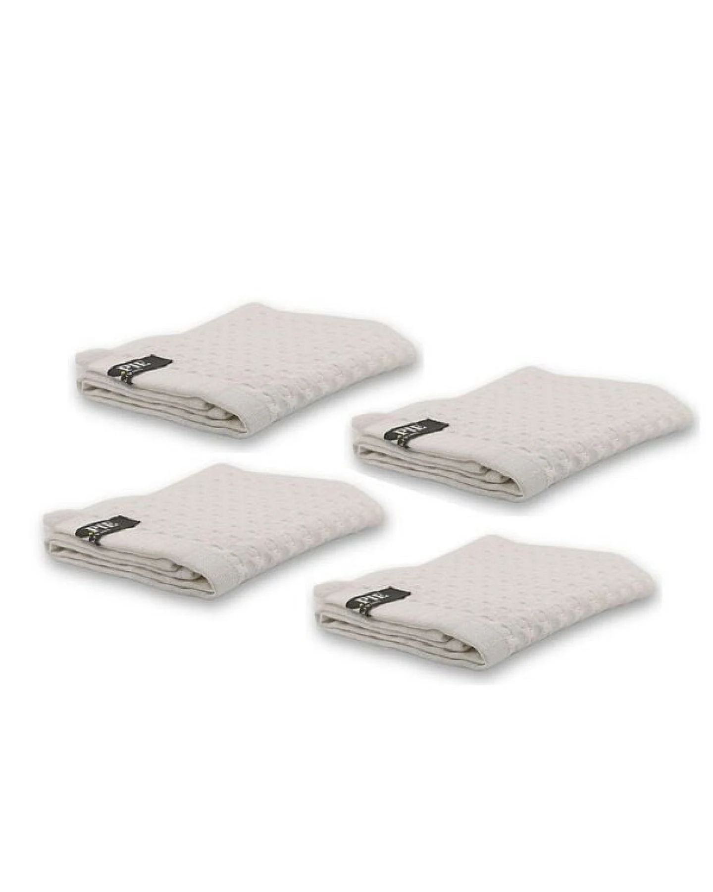 AGA.PIE Waschlappen-Set aus Lyocell aus Bambuscellulose mit Bio-Baumwolle - 30x30 cm - 4 Stk. – Ansicht 4