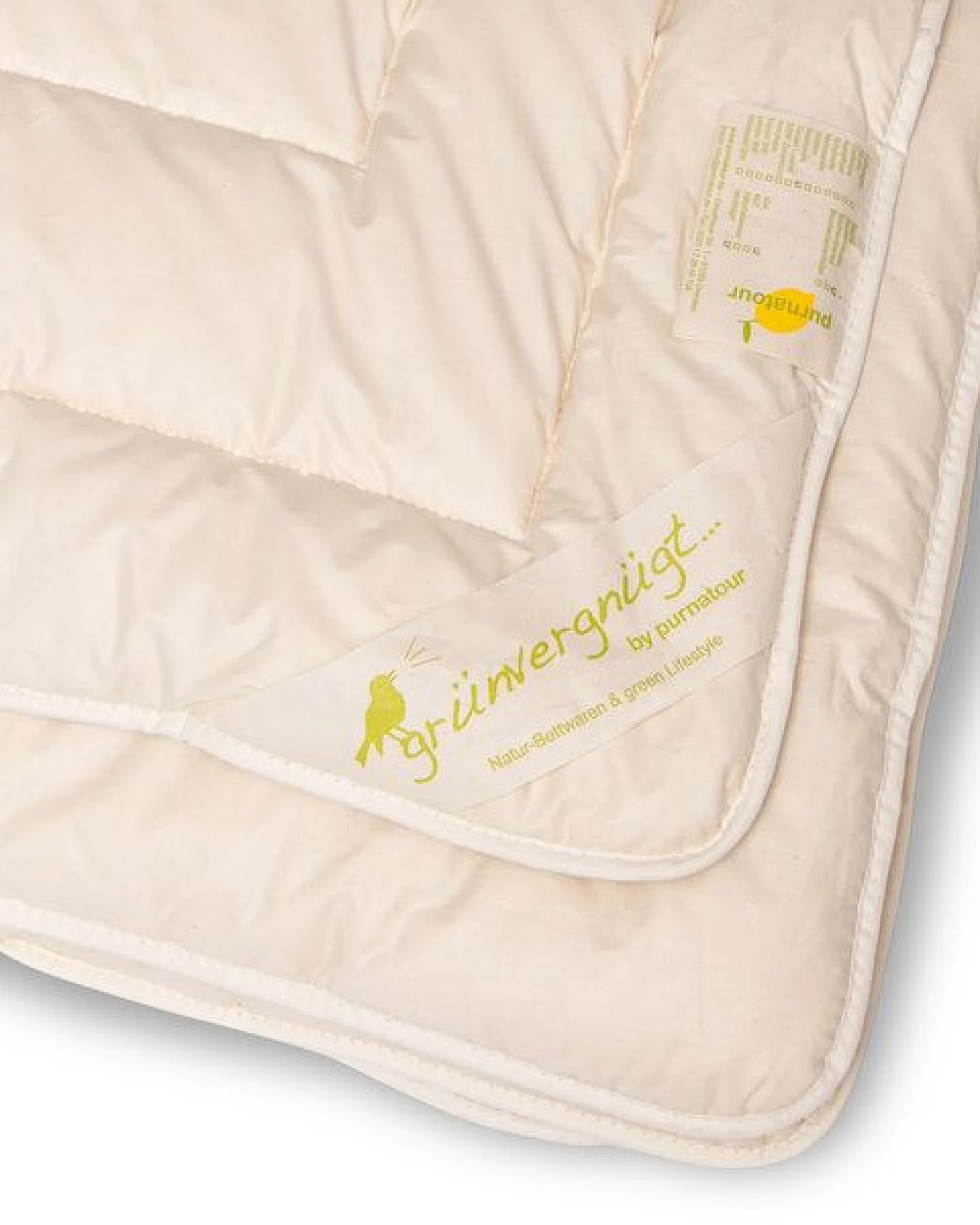purnatour Merino & Zirbe Ganzjahres Bettdecke - bio organic - – Ansicht 2