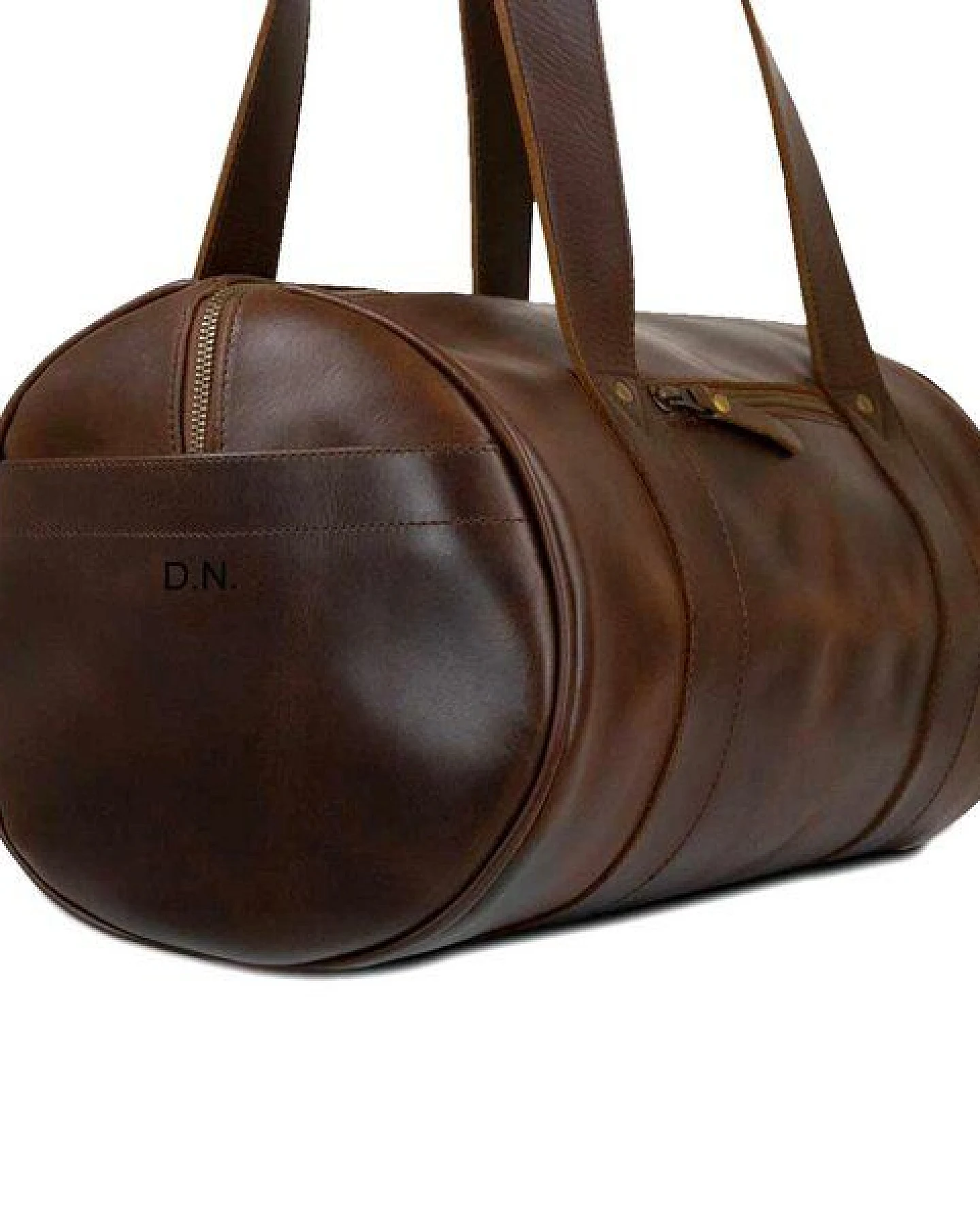 Buckle & Seam Leder Duffle Bag Chap – Ansicht 3