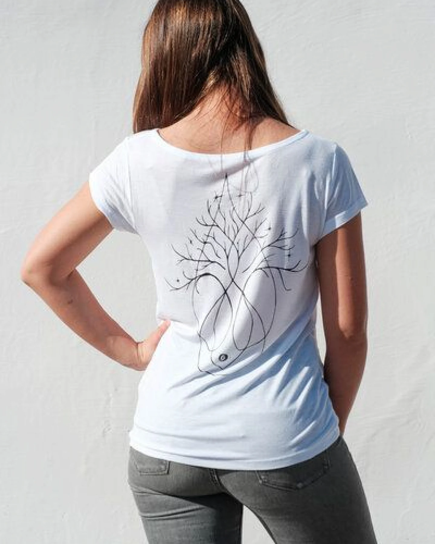 Diamond-Army Ultraweiches T-Shirt "Weiße Buche" – Ansicht 3