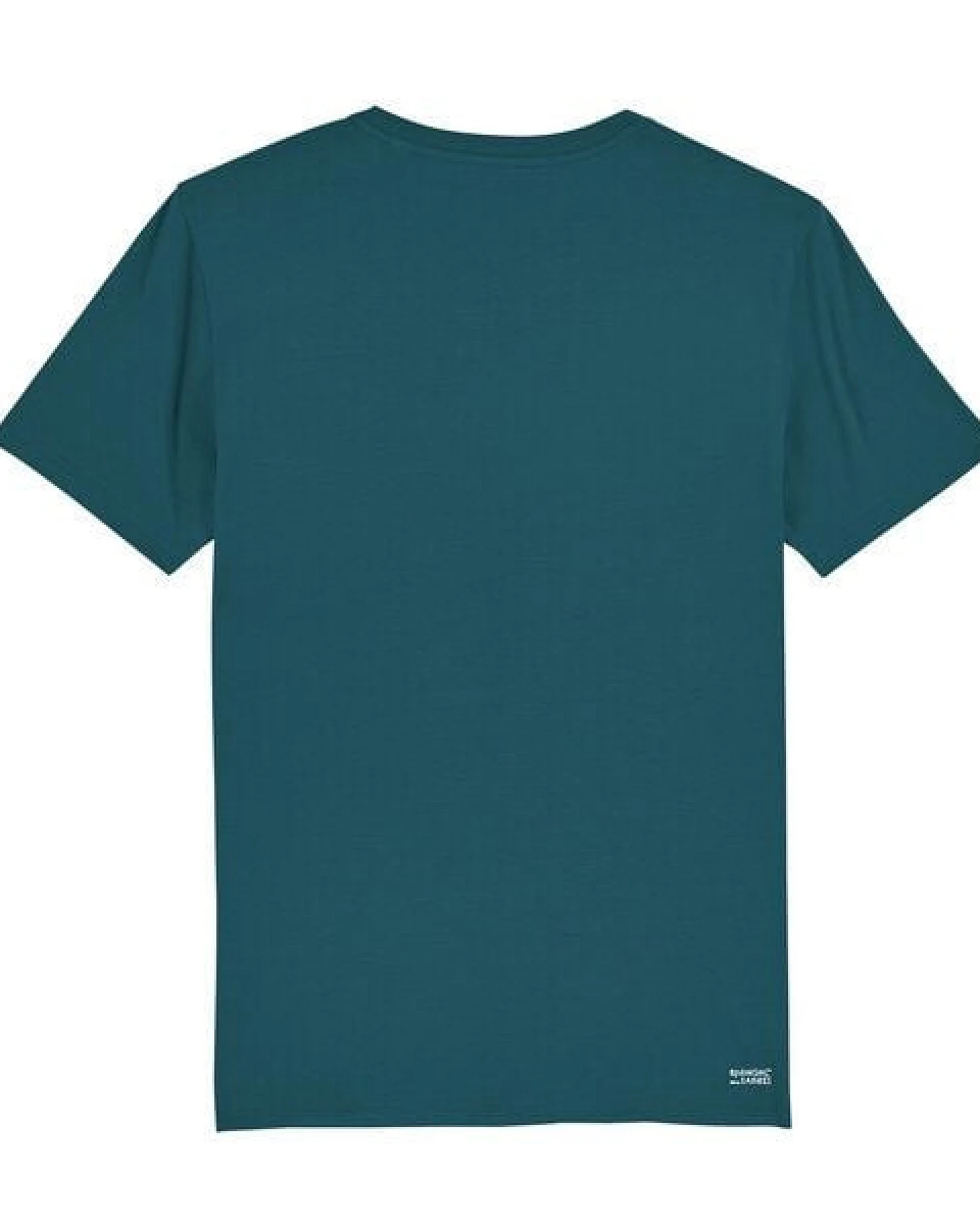 Spangeltangel T-Shirt bedruckt, "Clownfisch", nachhaltig, Biobaumwolle, Brustprint, Herren, Männer, bio, Tiere, Fische, Meer, Ozean – Ansicht 3