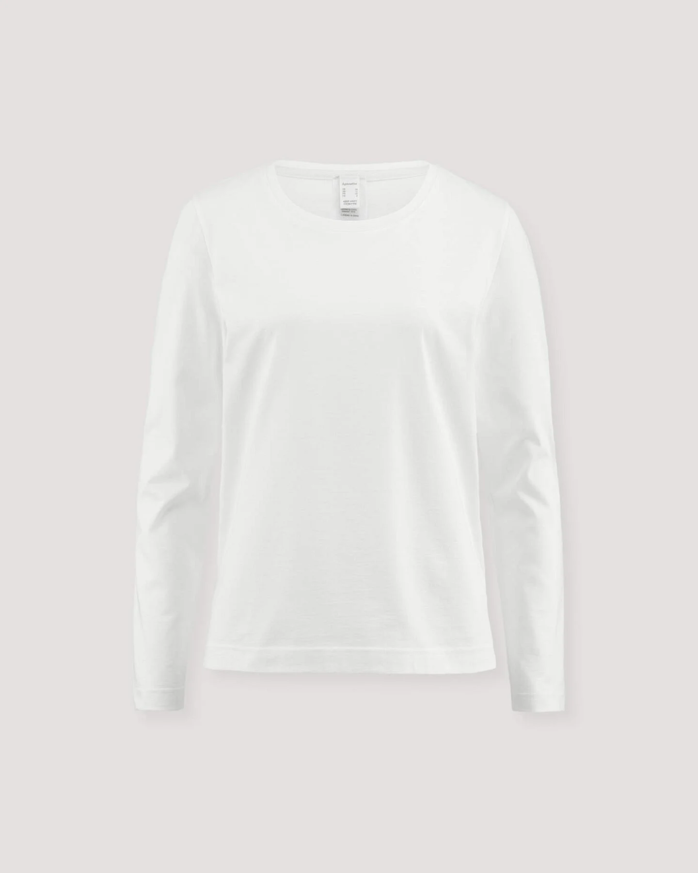 hessnatur Damen Schlaf Shirt PURE COTTON aus Bio-Baumwolle - weiß - Größe 34 – Ansicht 3