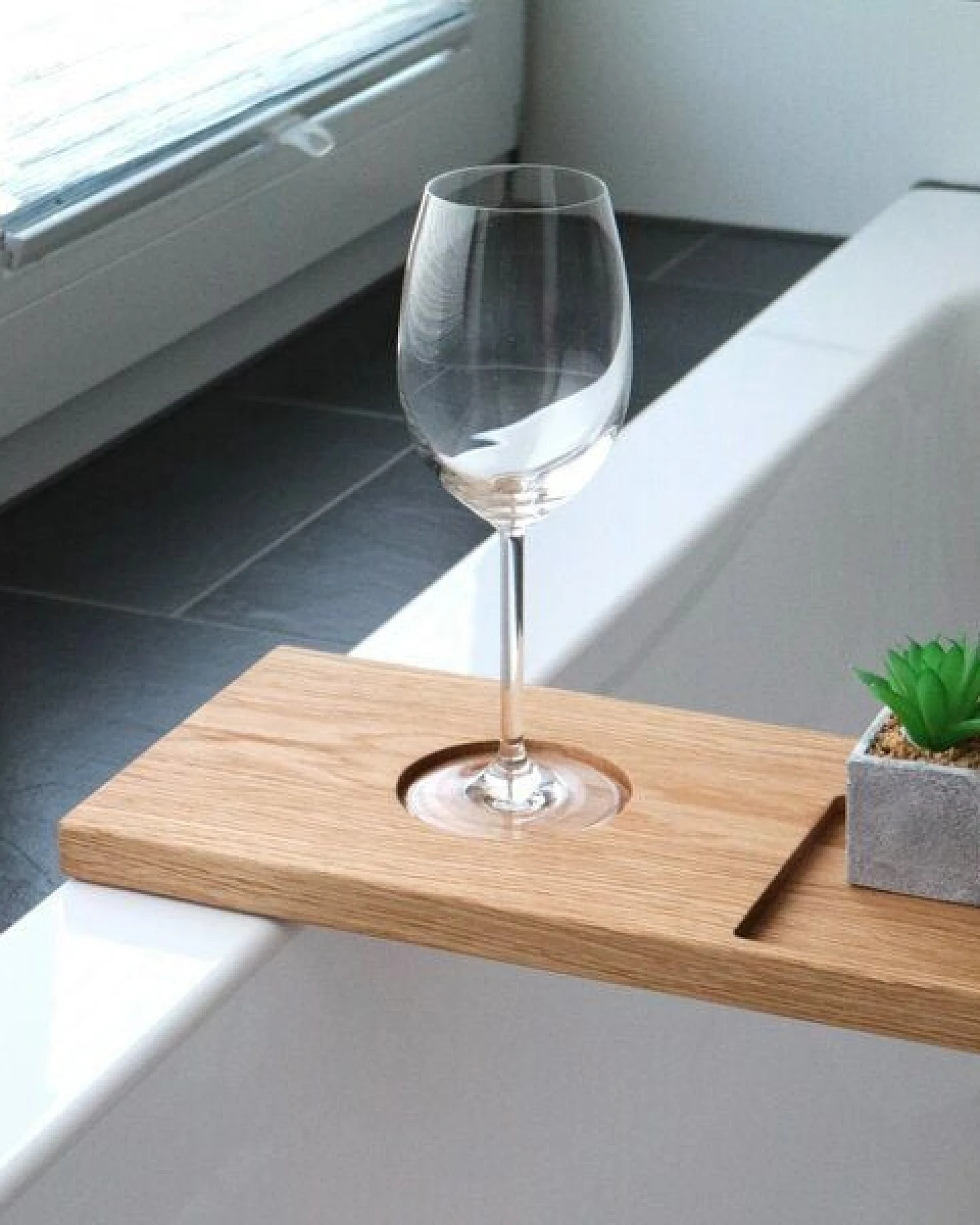 Woodkopf Badewannenablage LEA aus Holz – Ansicht 2