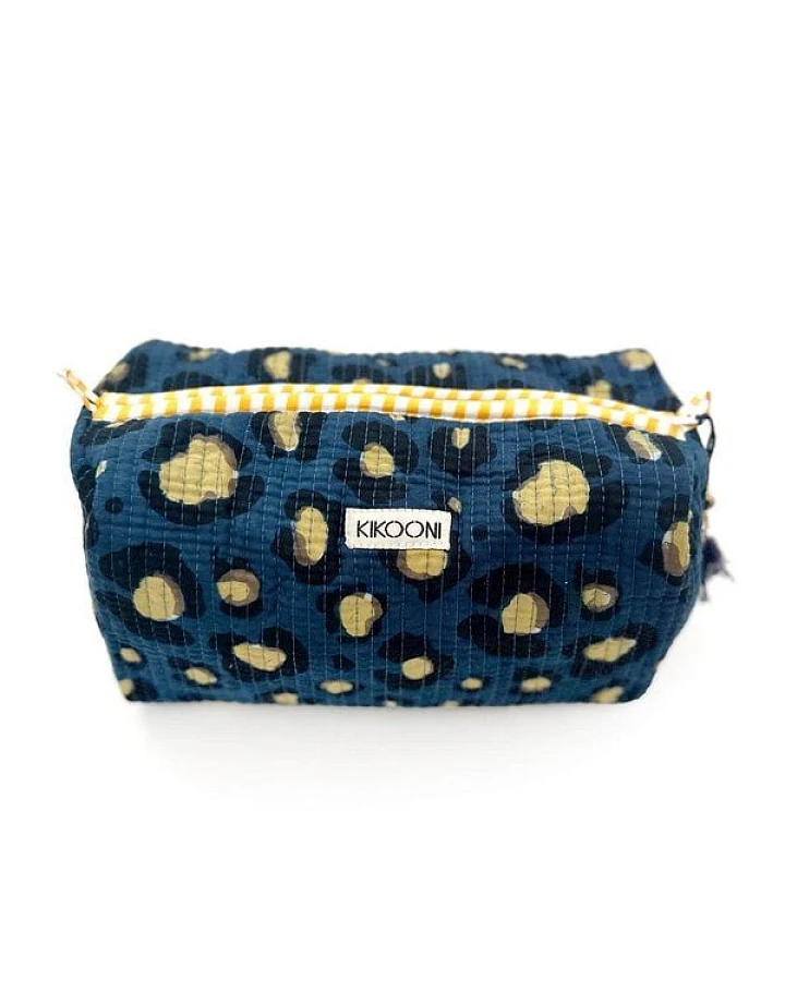 KIKOONI handgefertigte Kosmetiktasche "Oh Leo"