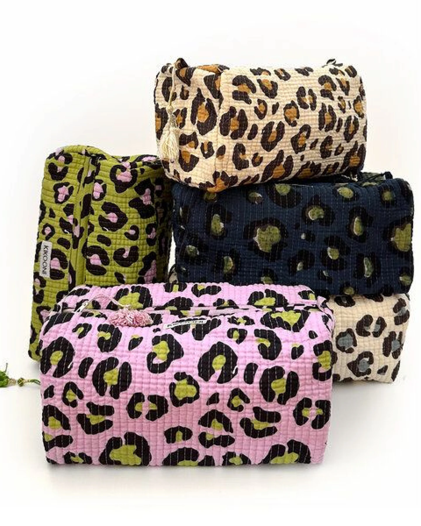KIKOONI handgefertigte Kosmetiktasche "Oh Leo" – Ansicht 3