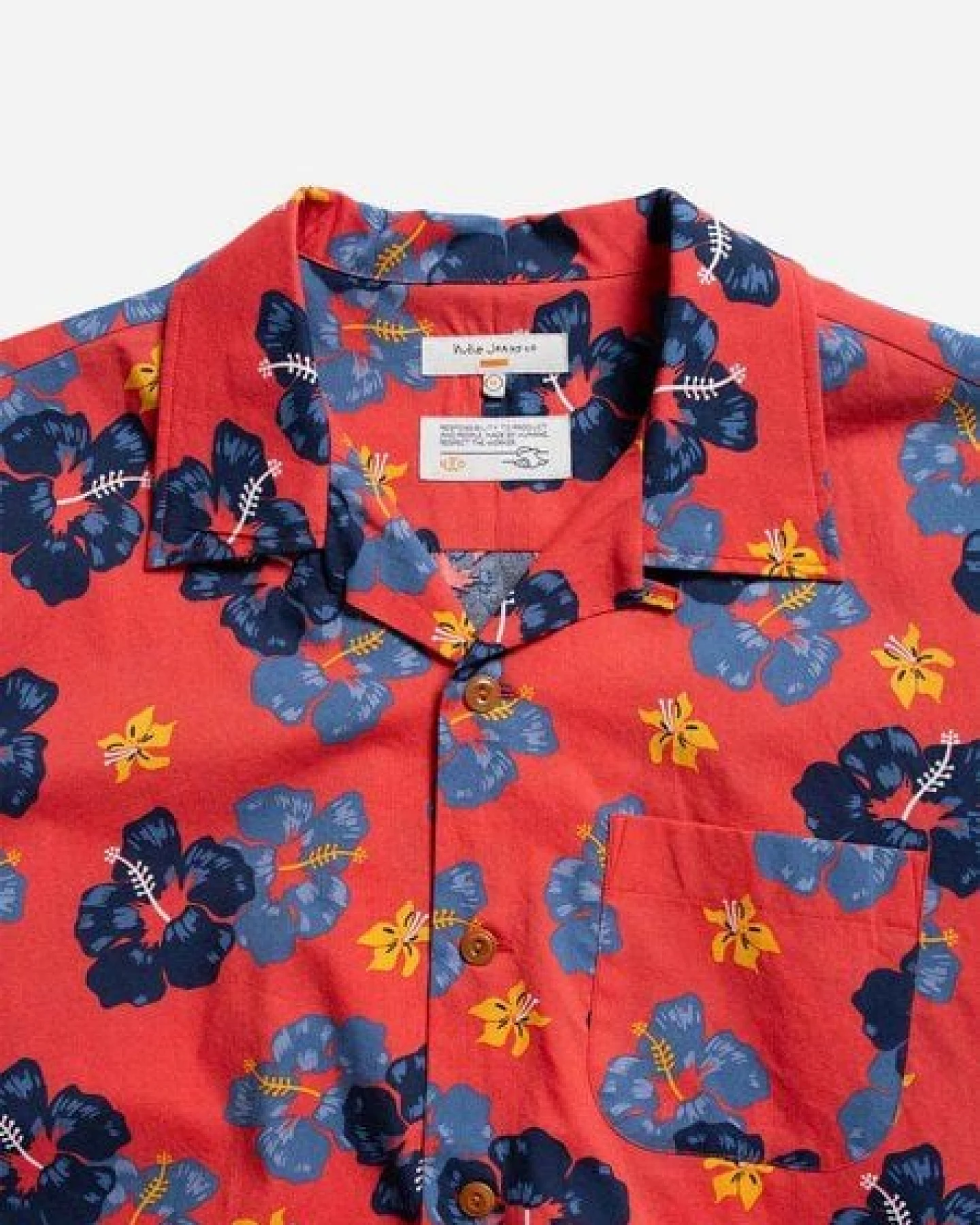 Nudie Jeans ARTHUR Flower Hawaii Shirt – Ansicht 4